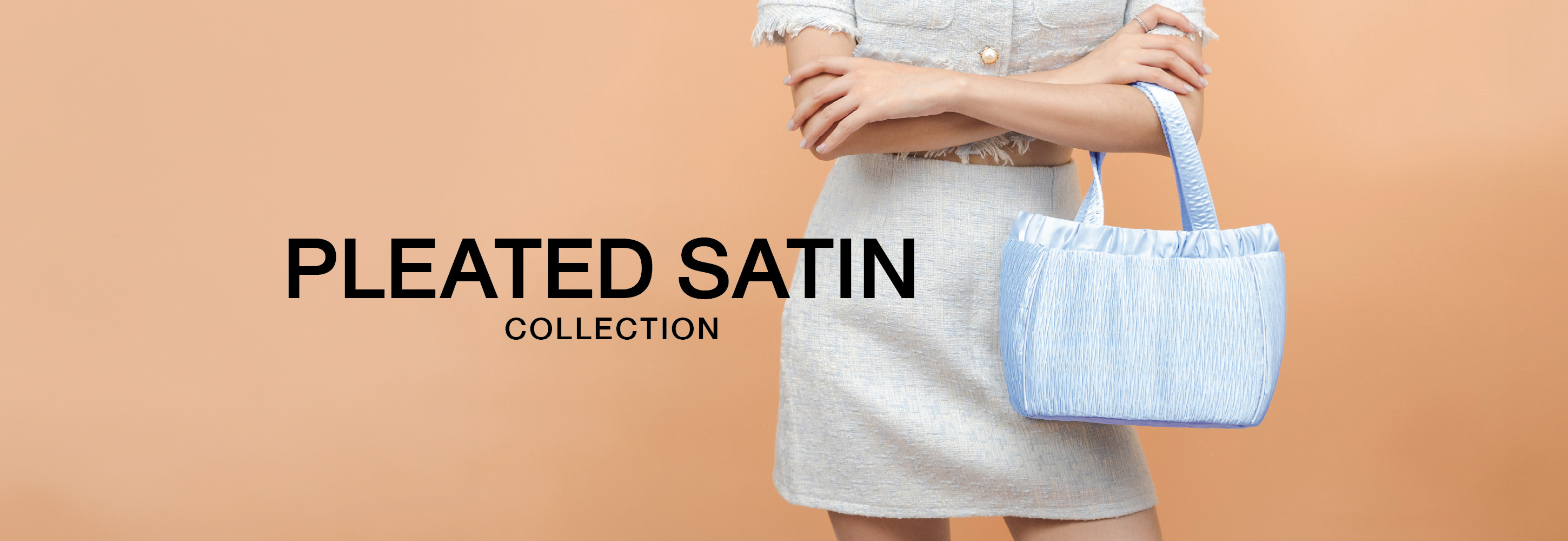 Pleated Satin