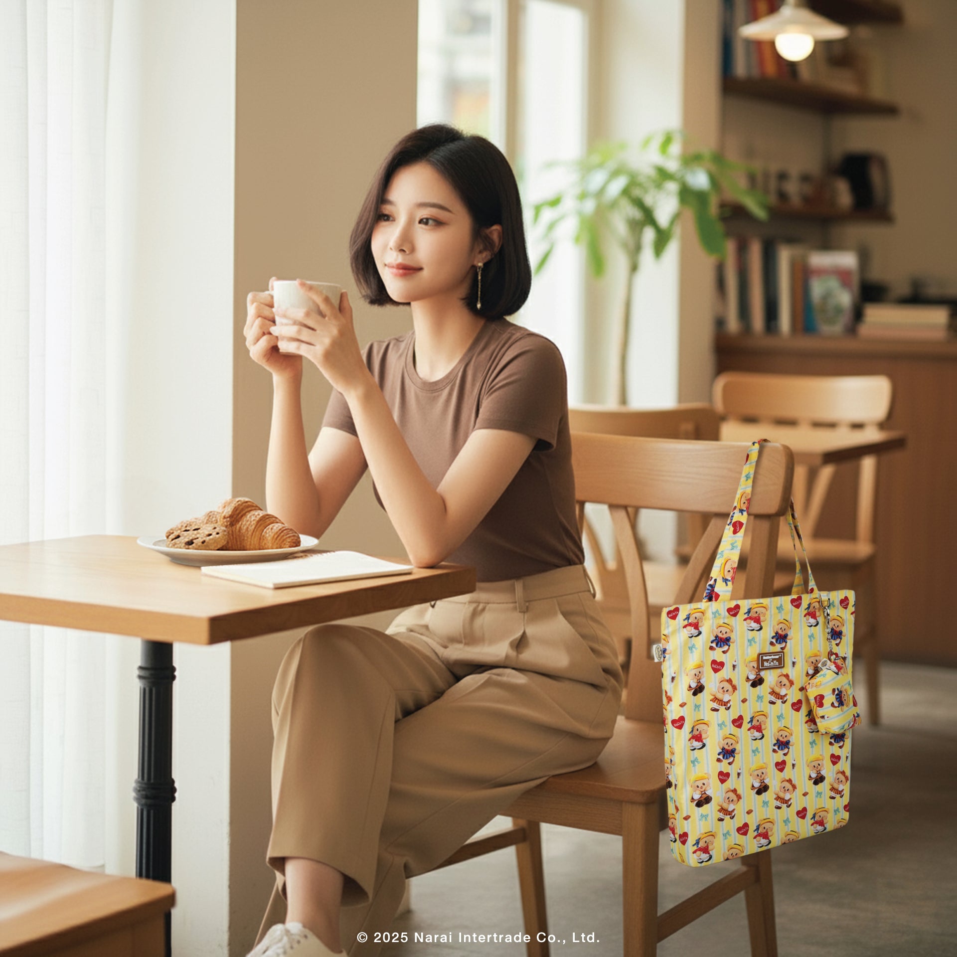 NaRaYa x Butterbear Foldable Shopping Bag