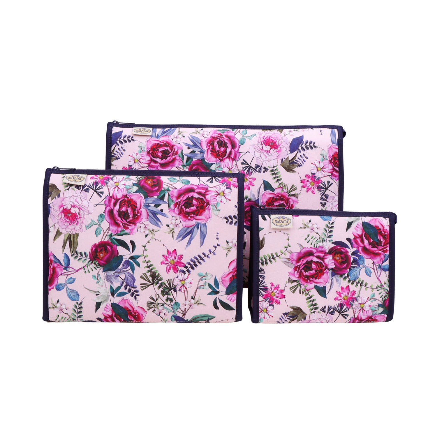 NaRaYa Cosmetic Bags Set Of 3 - NaRaYa