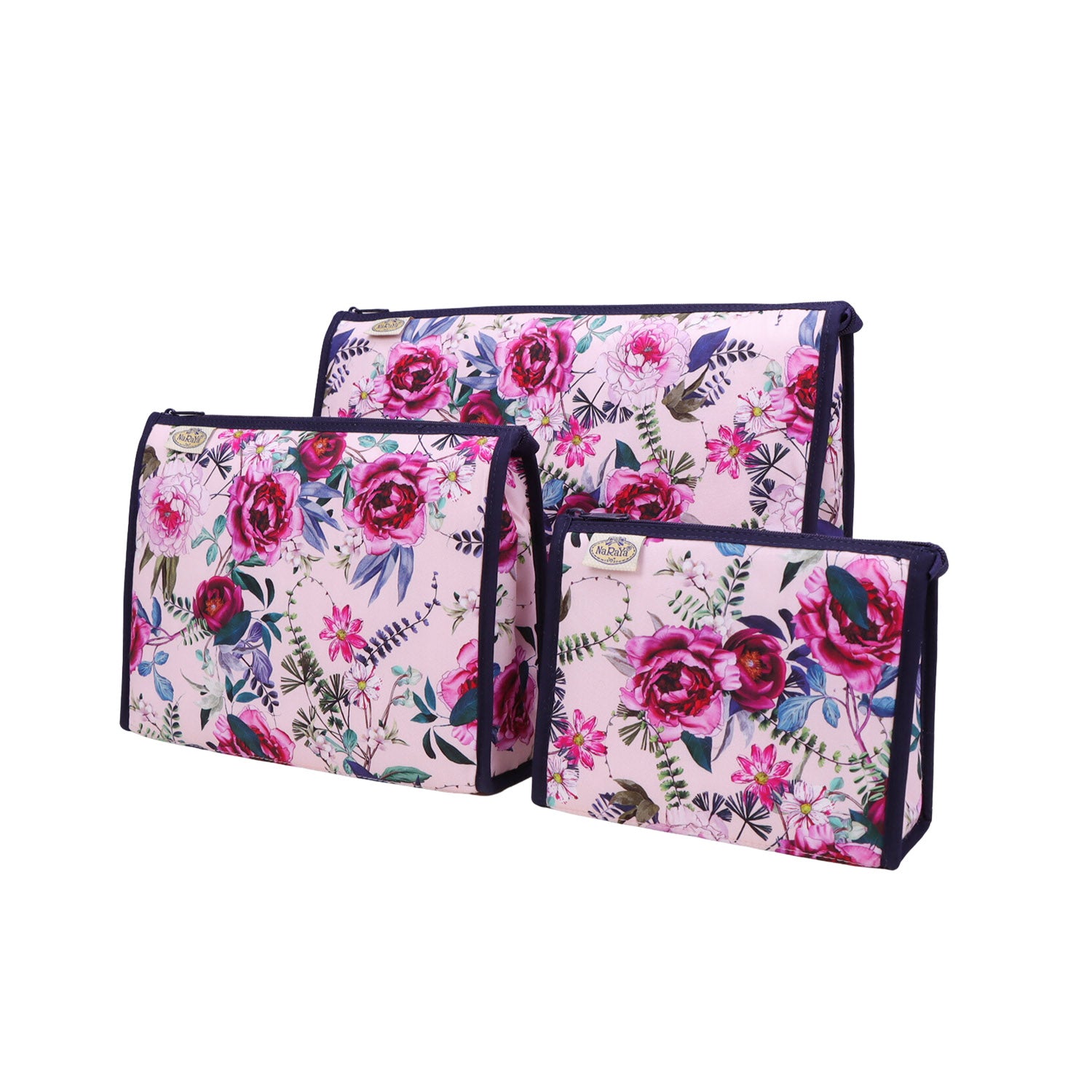 NaRaYa Cosmetic Bags Set Of 3