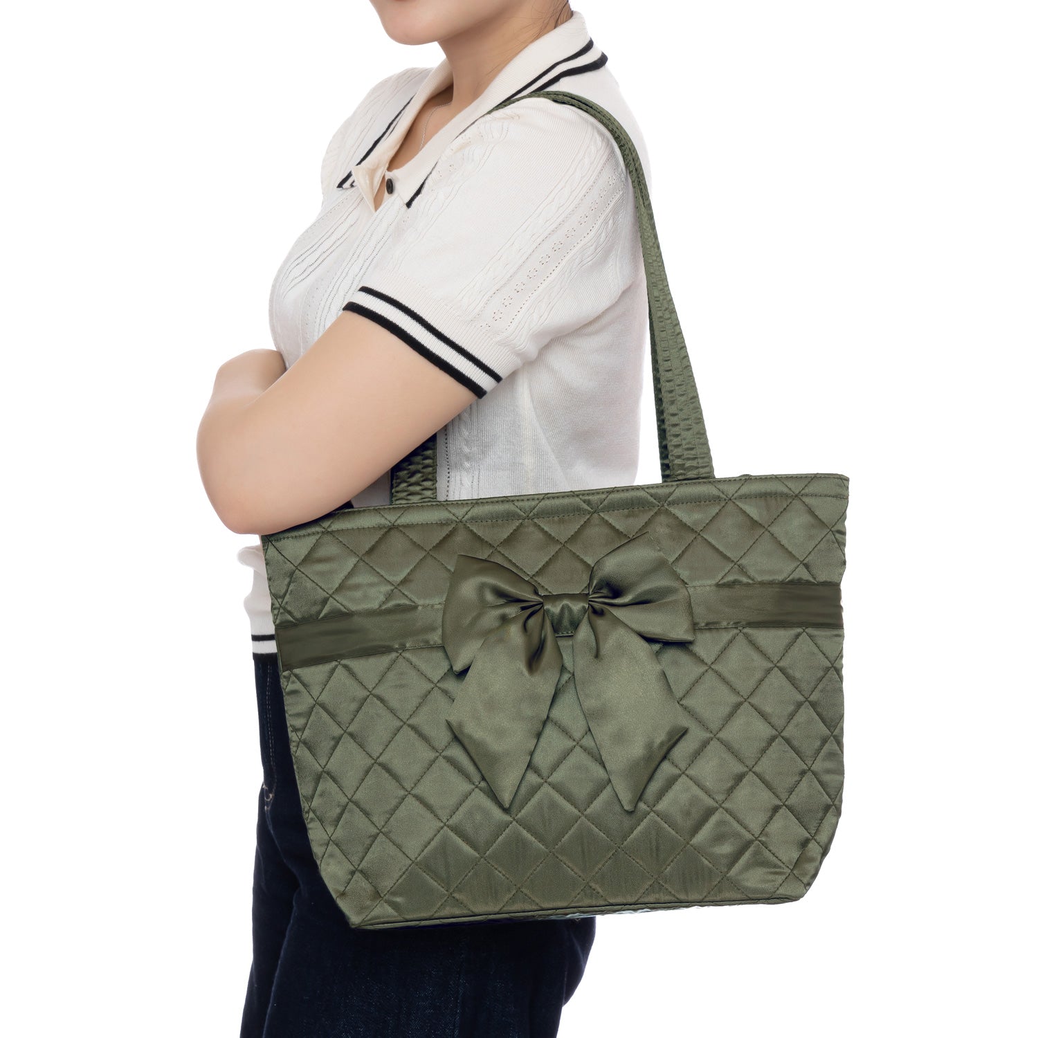 NaRaYa Satin Shoulder Bag - NaRaYa