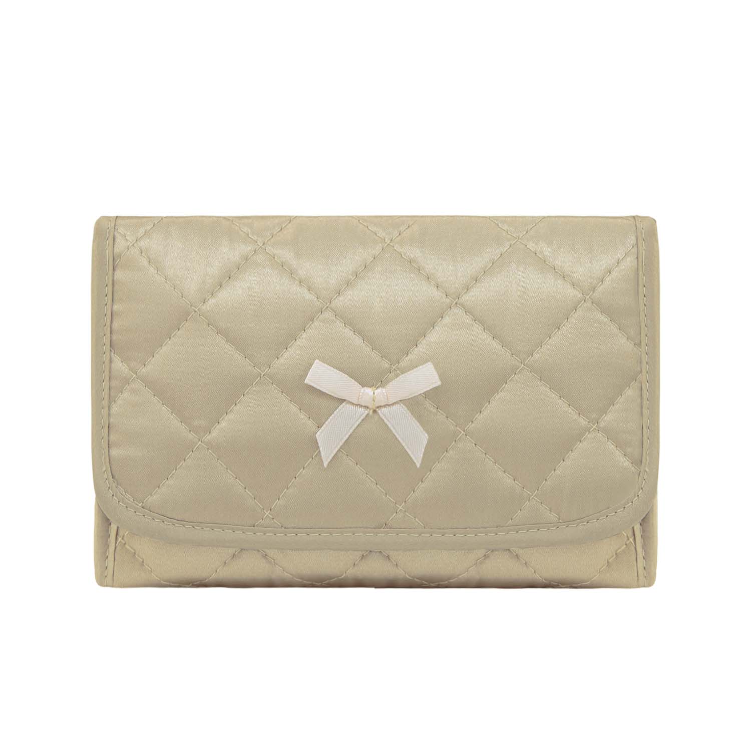 NaRaYa Satin Cosmetic Bag With Mirror S - NaRaYa