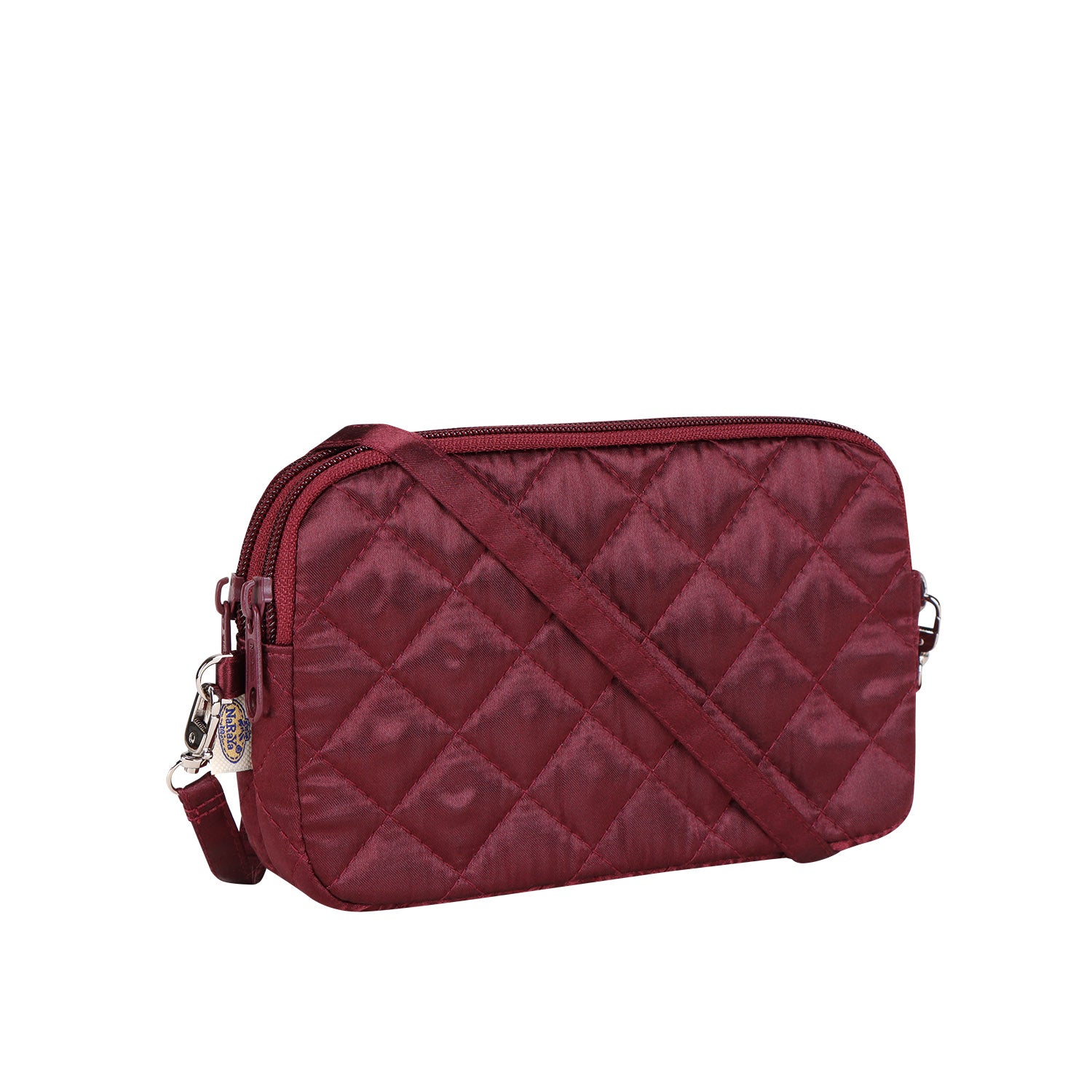 NaRaYa Satin Fabric Crossbody Bag - NaRaYa