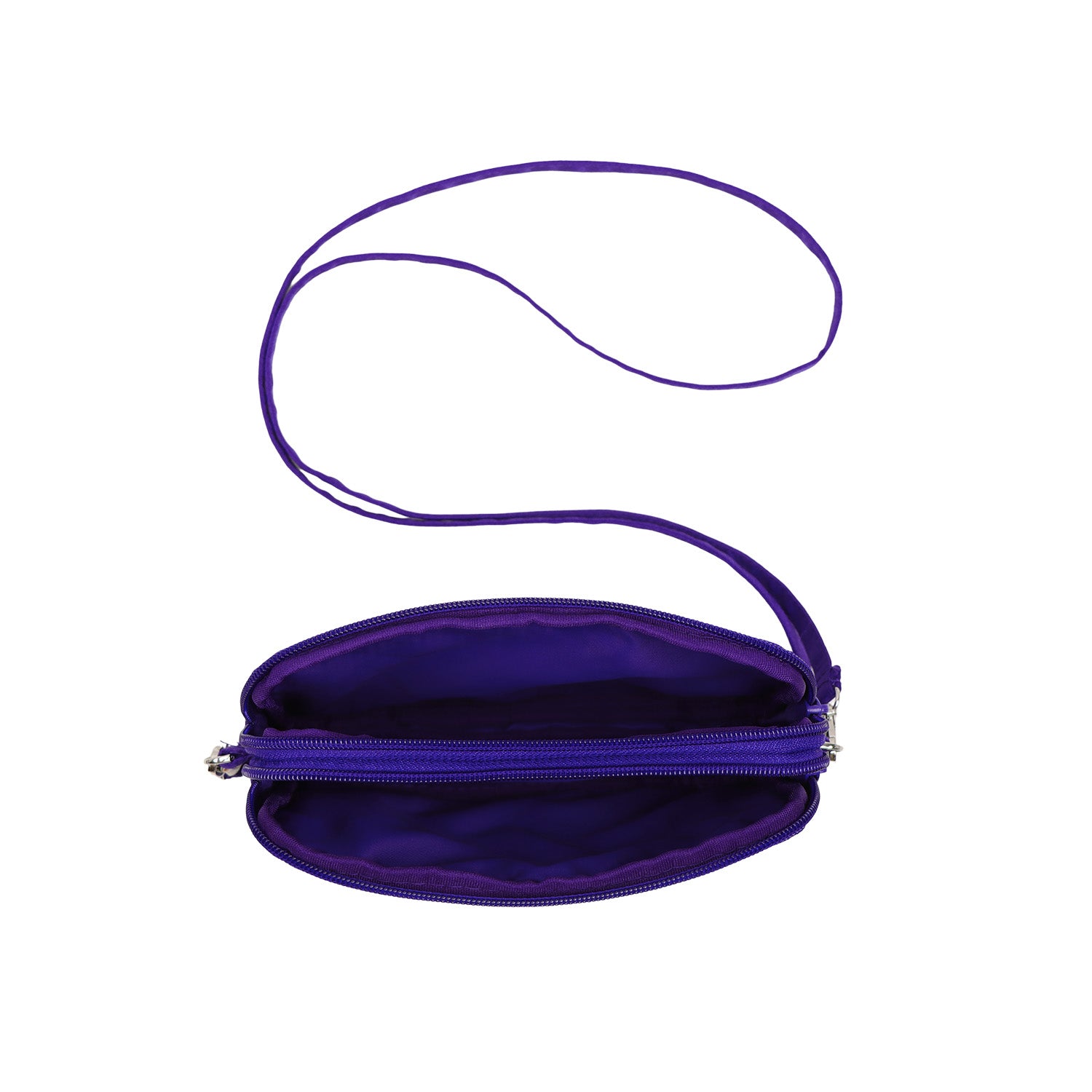 NaRaYa Satin Fabric Crossbody Bag - NaRaYa