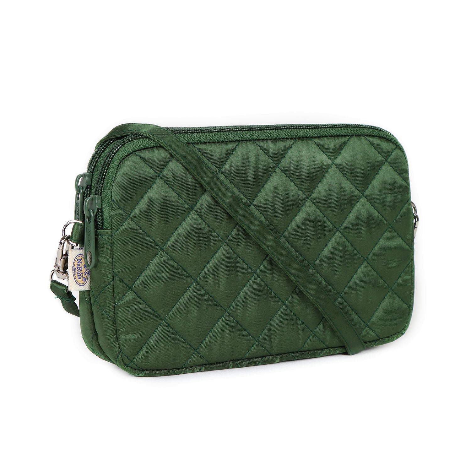 NaRaYa Satin Fabric Crossbody Bag - NaRaYa