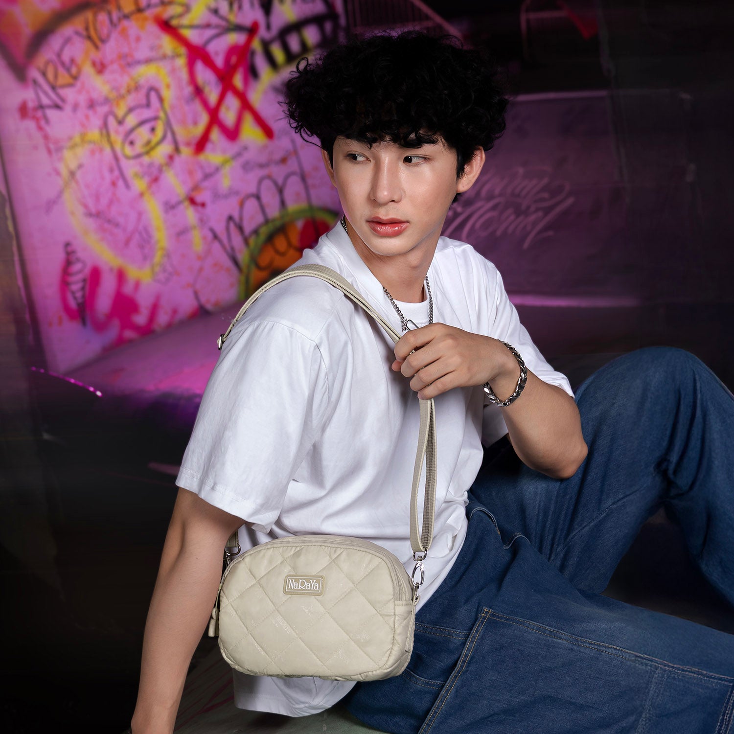 NaRaYa Bubble Up Compact Crossbody Bag