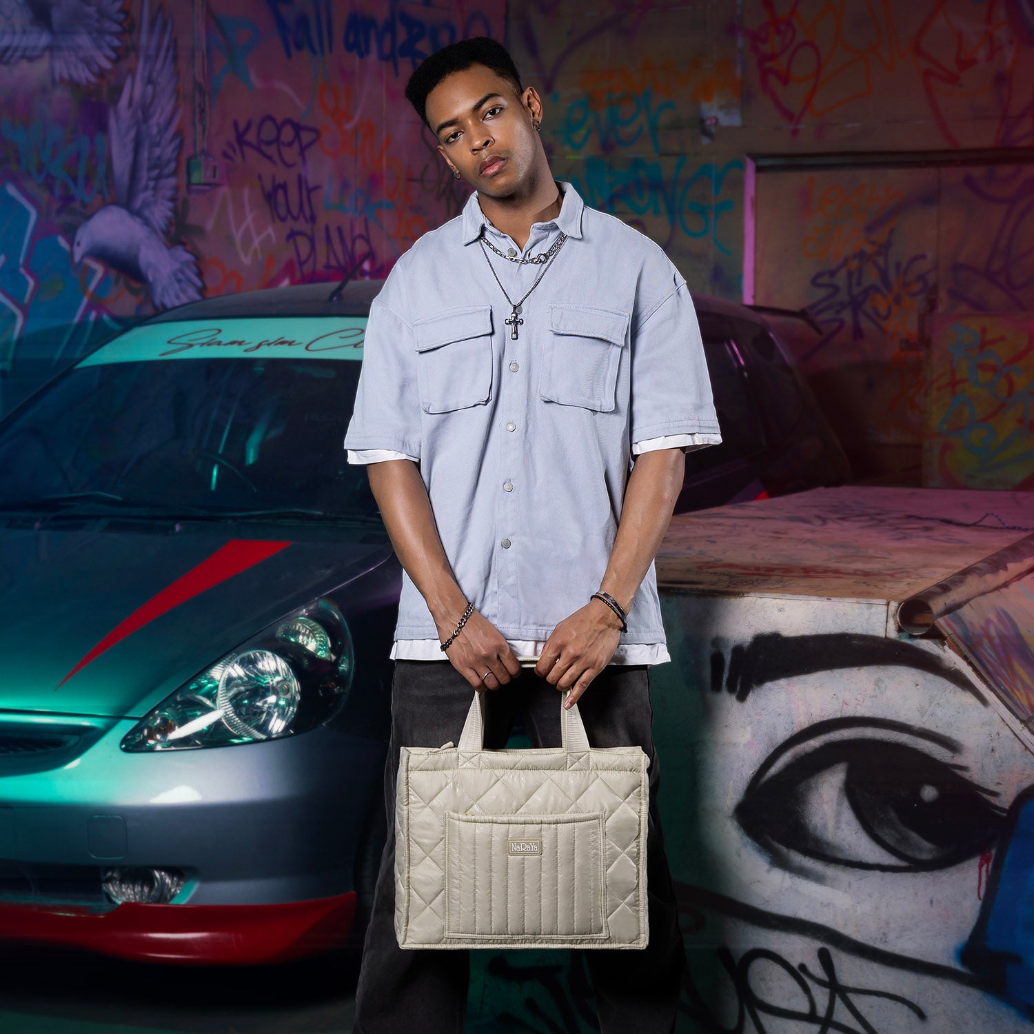 NaRaYa Bubble Up Laptop Tote Bag