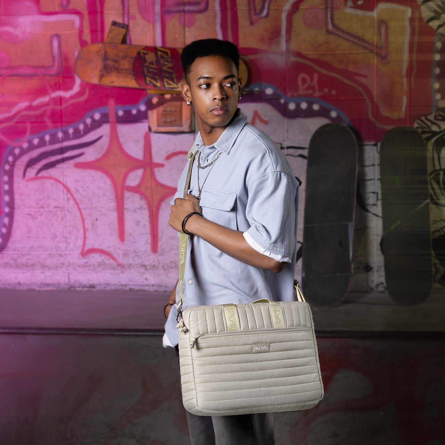 NaRaYa Bubble Up Messenger Bag - NaRaYa