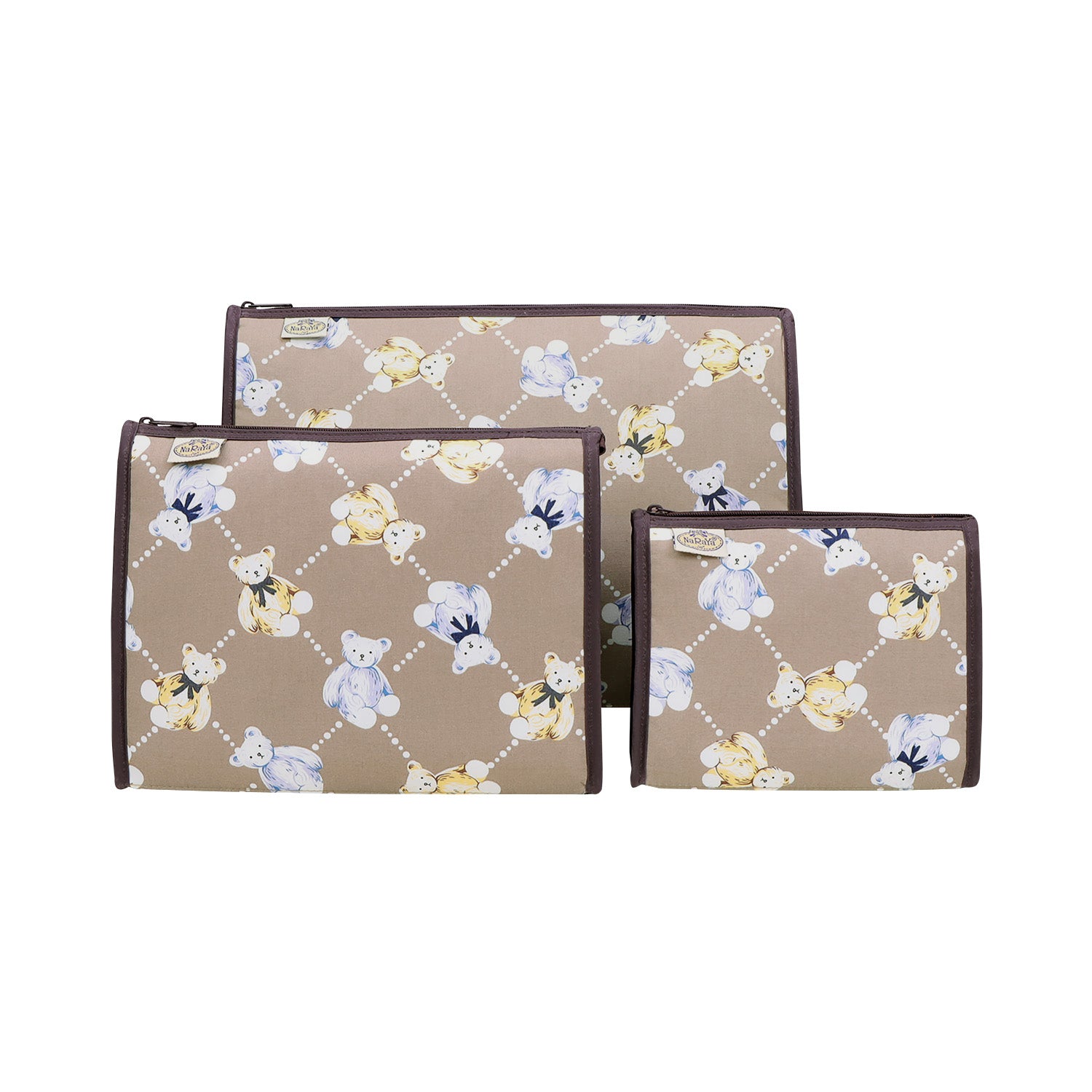 NaRaYa Cosmetic Bags Set Of 3 - NaRaYa