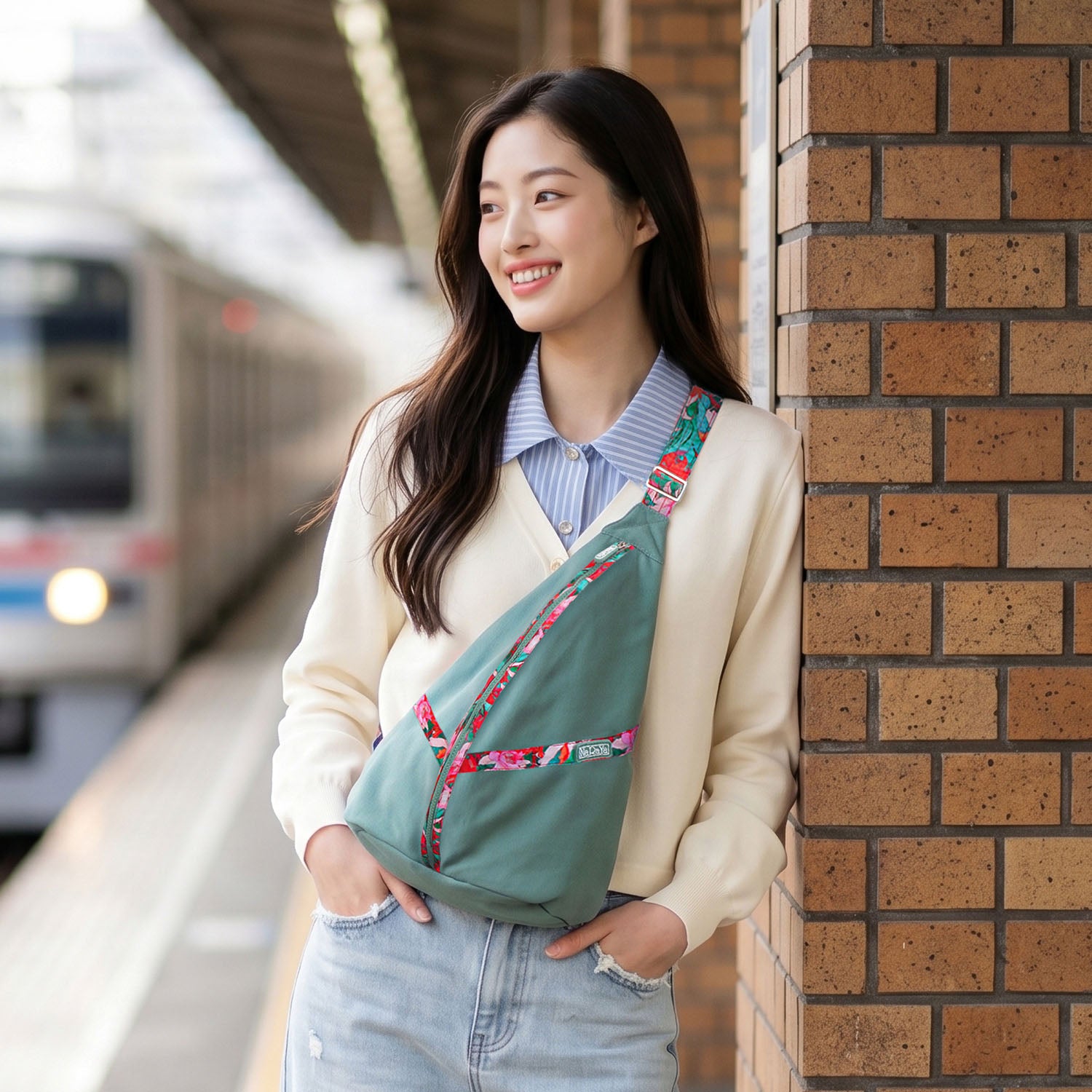 Arie Triangle Sling Bag