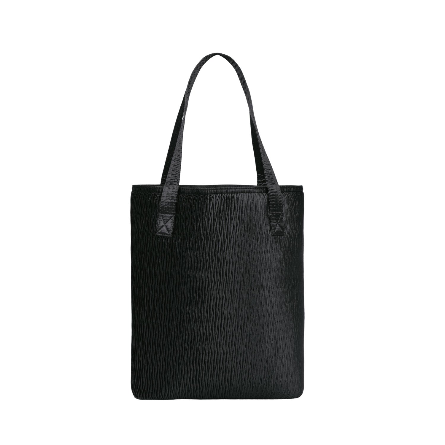 Pleated Satin 购物袋
