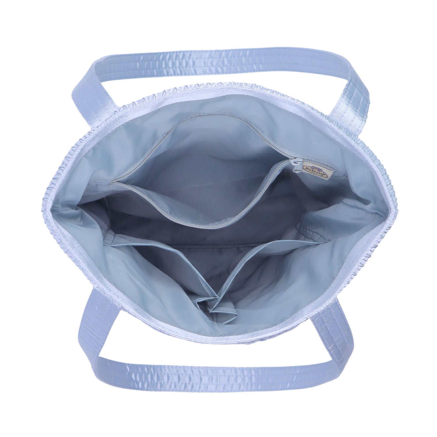 Pleated Satin 购物袋