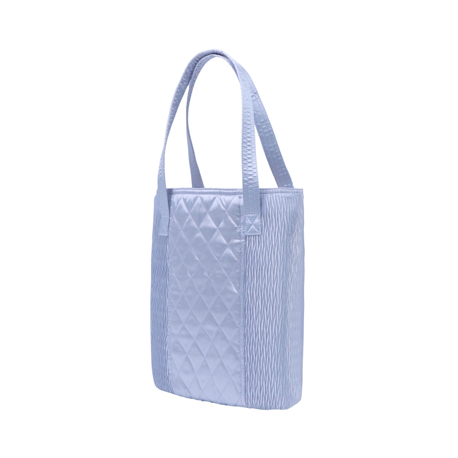 Pleated Satin 购物袋