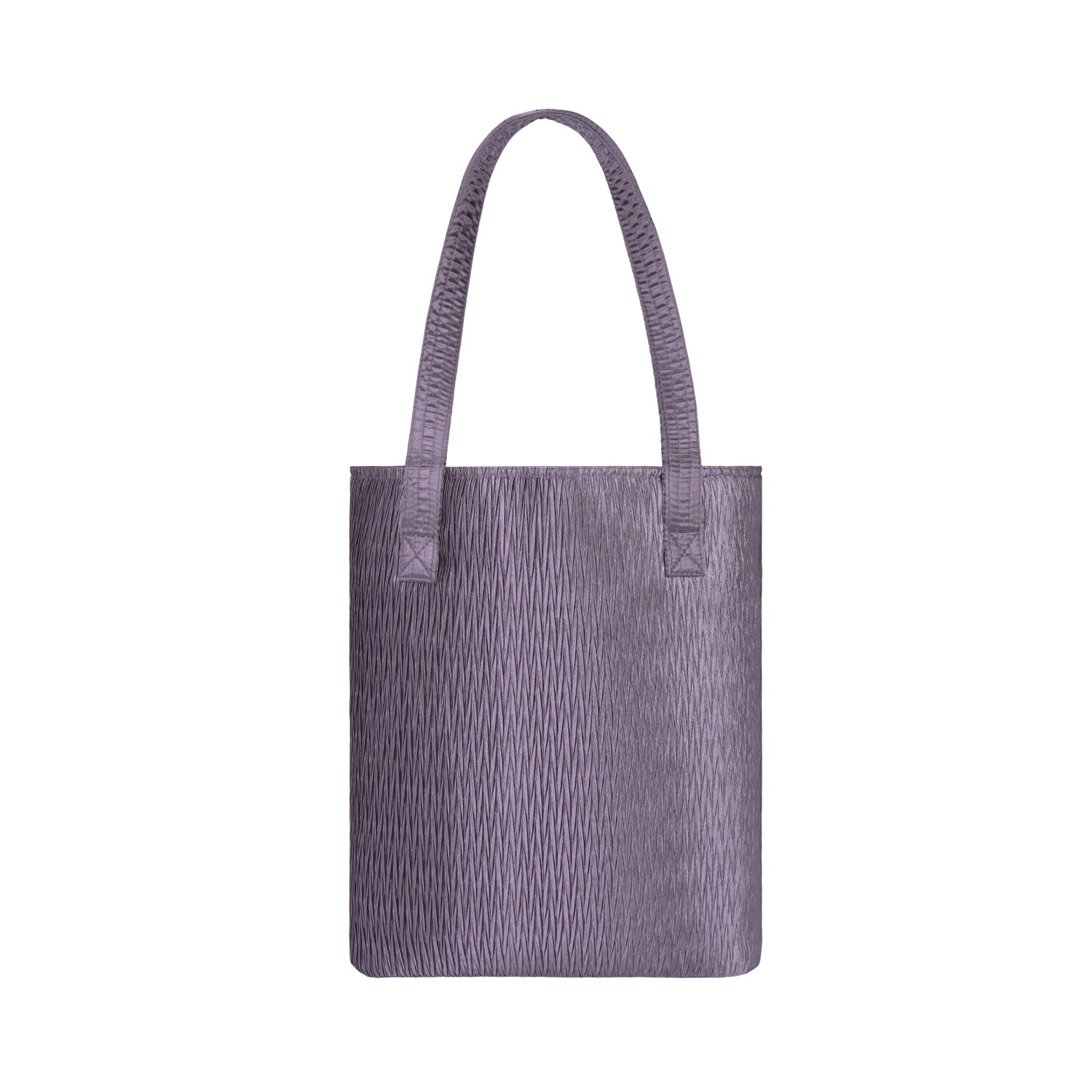 Pleated Satin 购物袋