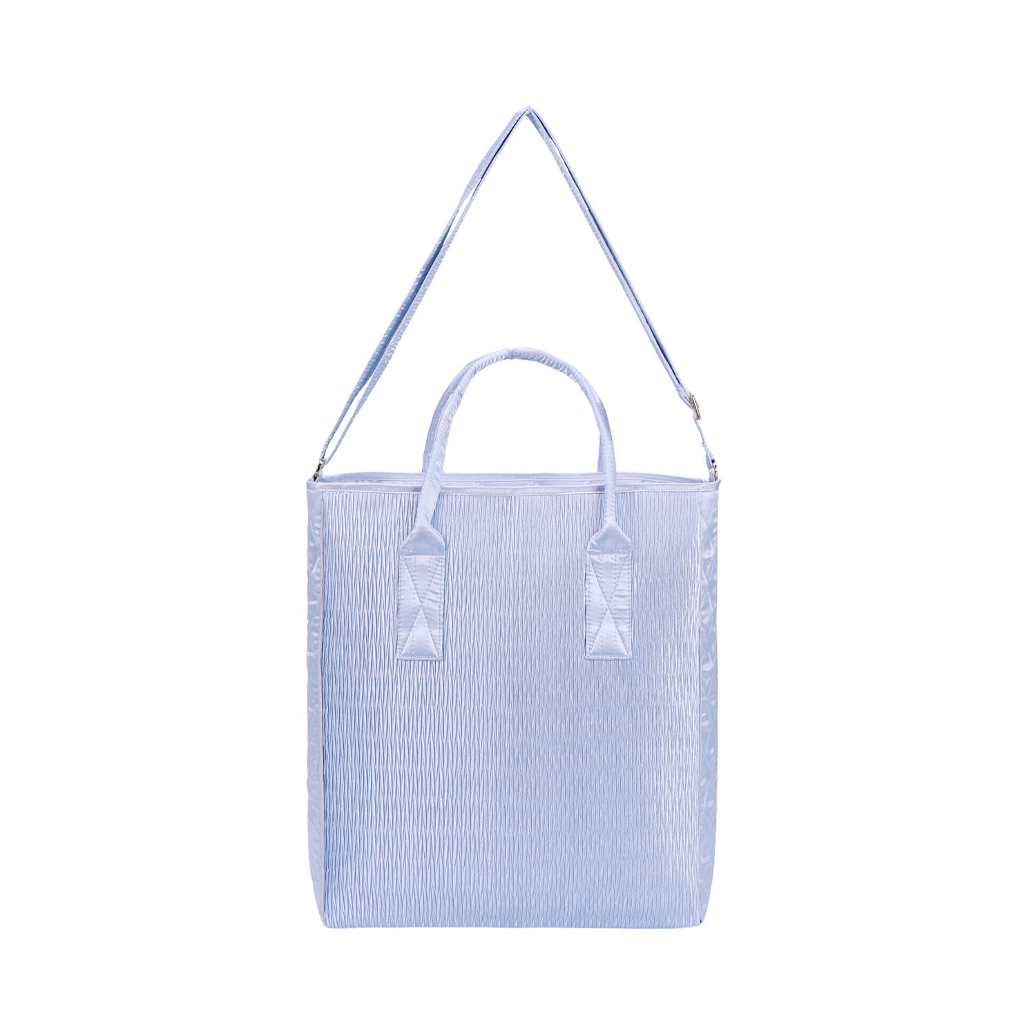 NaRaYa Pleated Satin Tote Bag