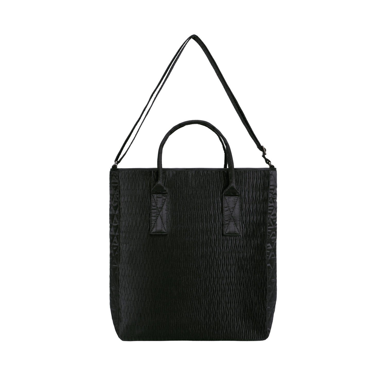 NaRaYa Pleated Satin Tote Bag