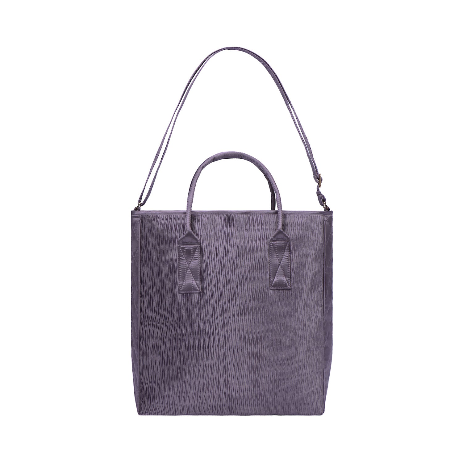 NaRaYa Pleated Satin Tote Bag