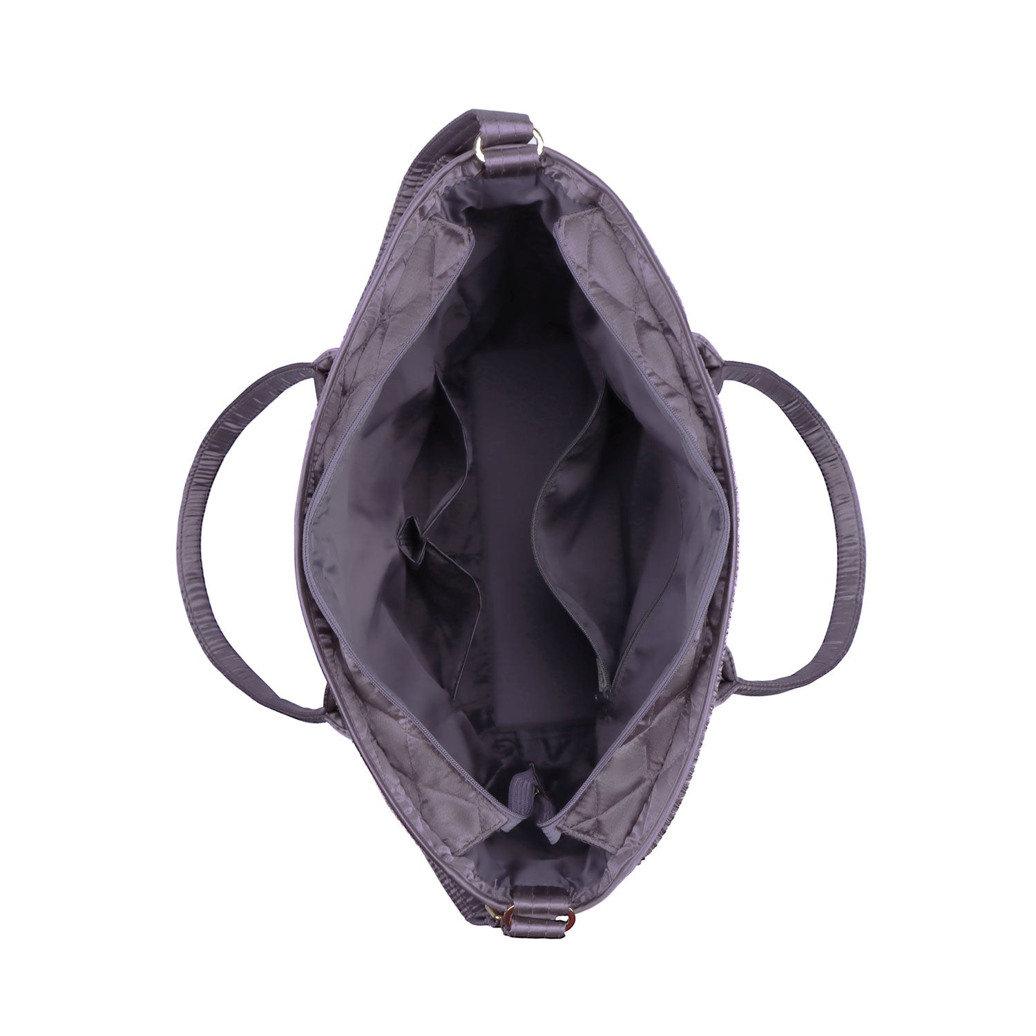 NaRaYa Pleated Satin Tote Bag