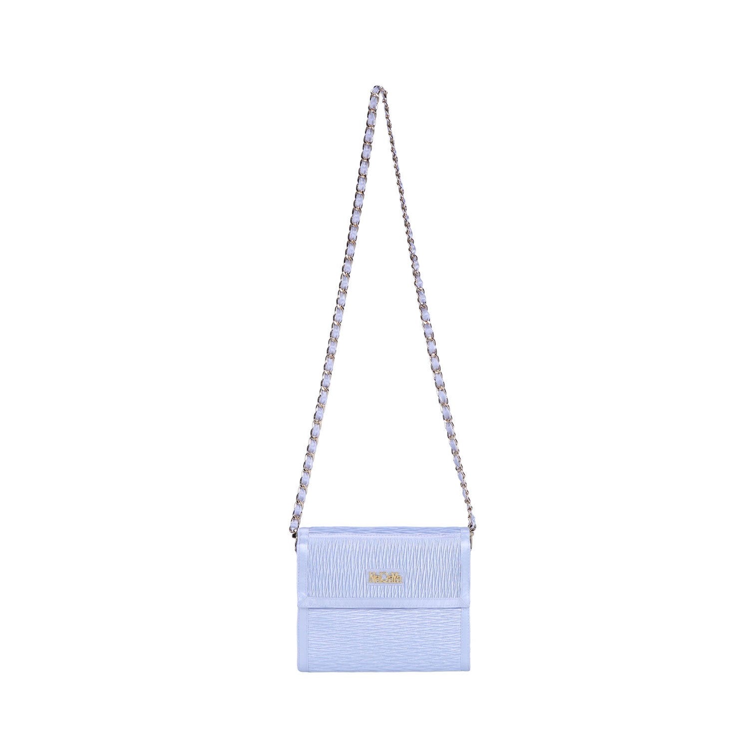 NaRaYa Pleated Satin Crossbody bag