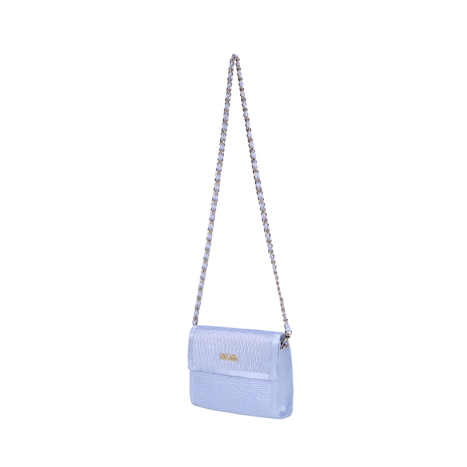 NaRaYa Pleated Satin Crossbody bag