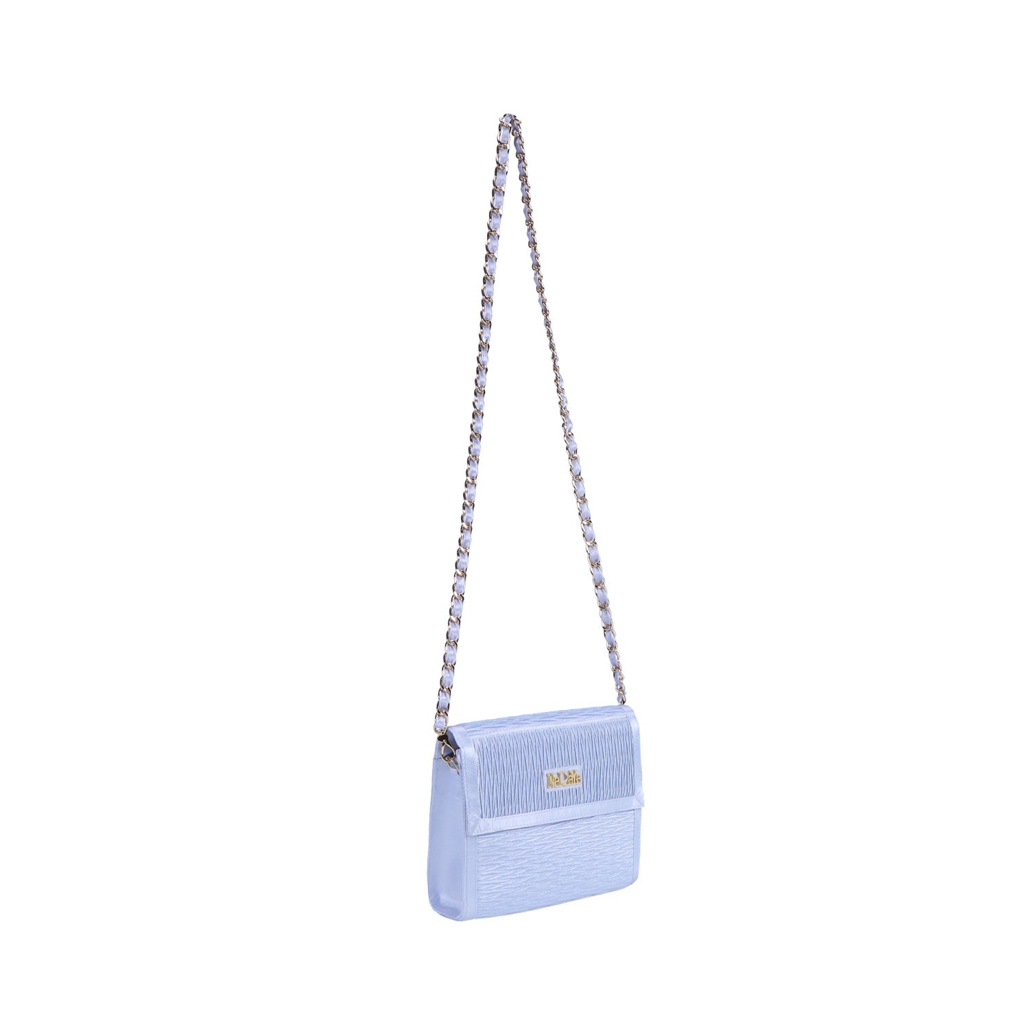 NaRaYa Pleated Satin Crossbody bag