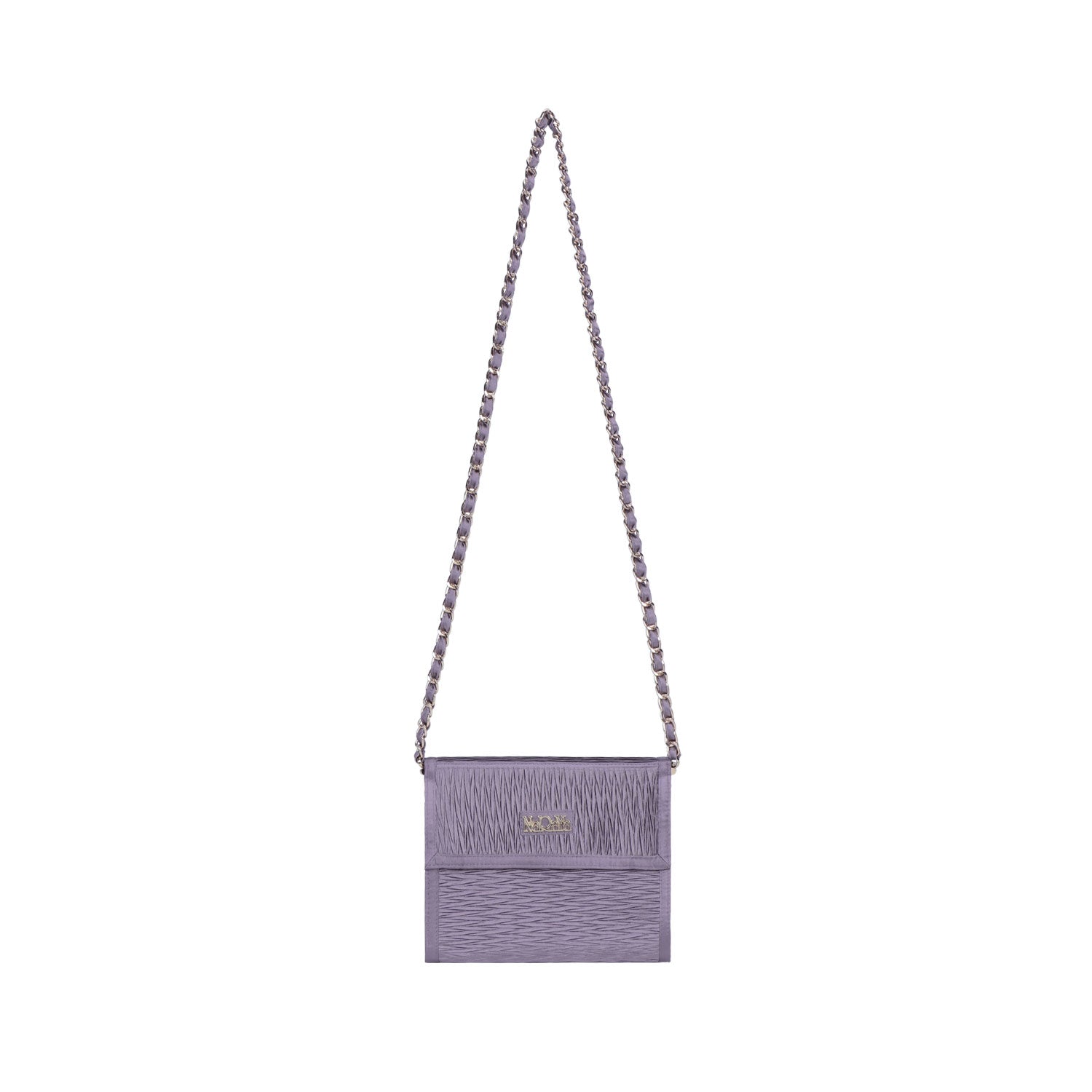 NaRaYa Pleated Satin Crossbody bag