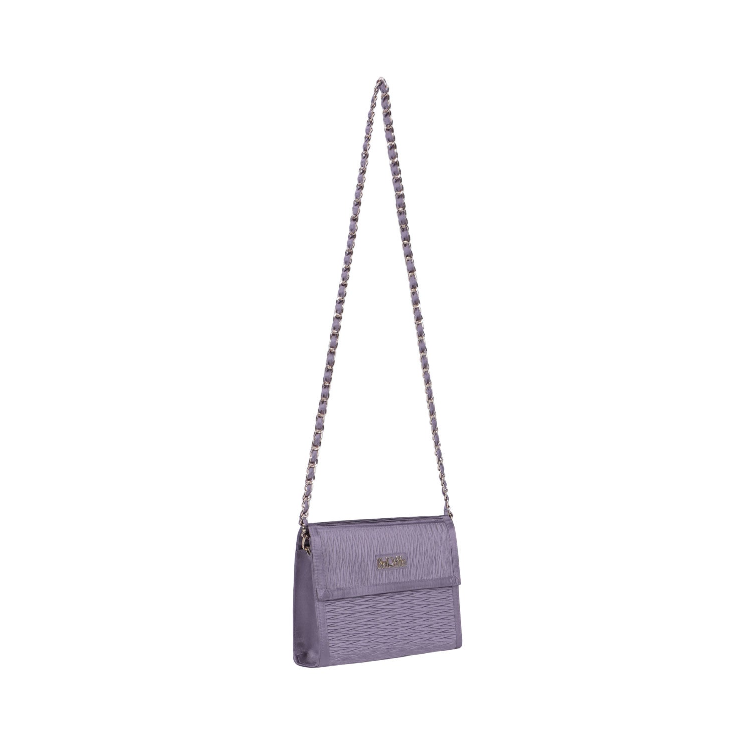 NaRaYa Pleated Satin Crossbody bag
