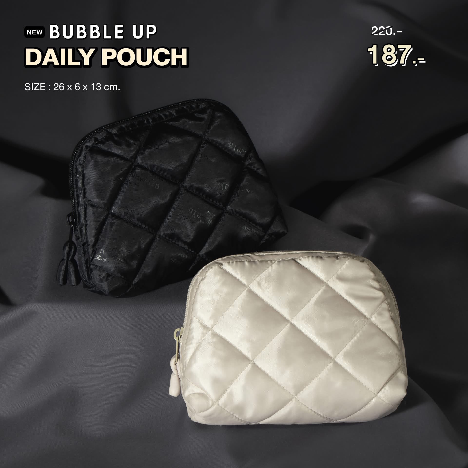 NaRaYa กระเป๋าอเนกประสงค์ Bubble Up Daily Pouch