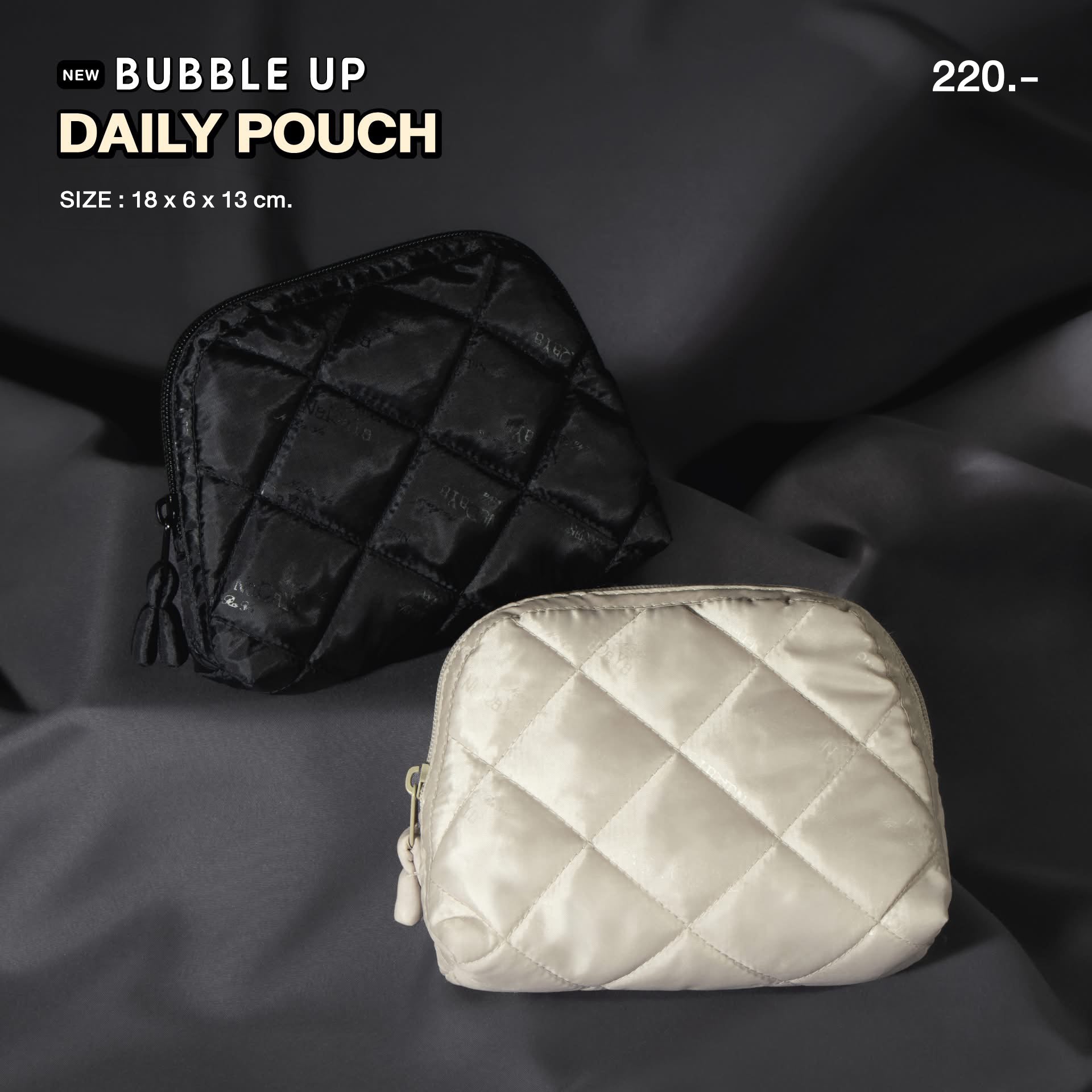 NaRaYa กระเป๋าอเนกประสงค์ Bubble Up Daily Pouch