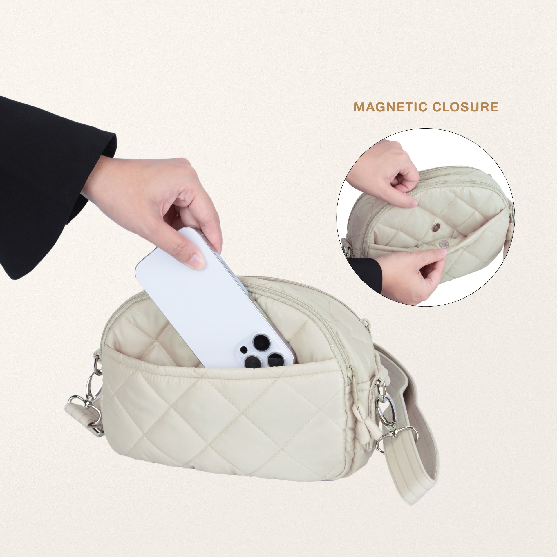 NaRaYa Bubble Up Compact Crossbody Bag - NaRaYa