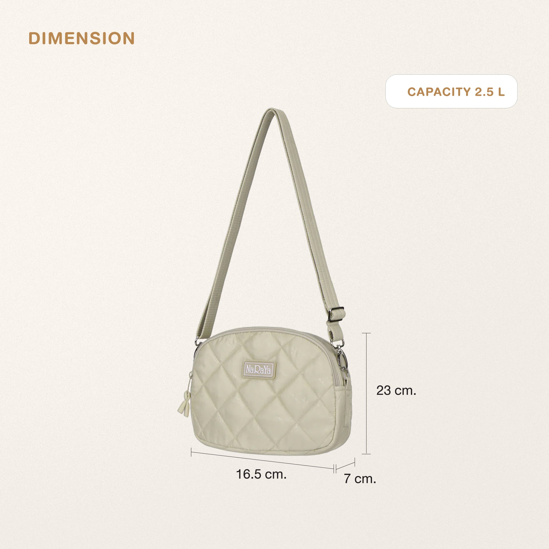 NaRaYa Bubble Up Compact Crossbody Bag - NaRaYa