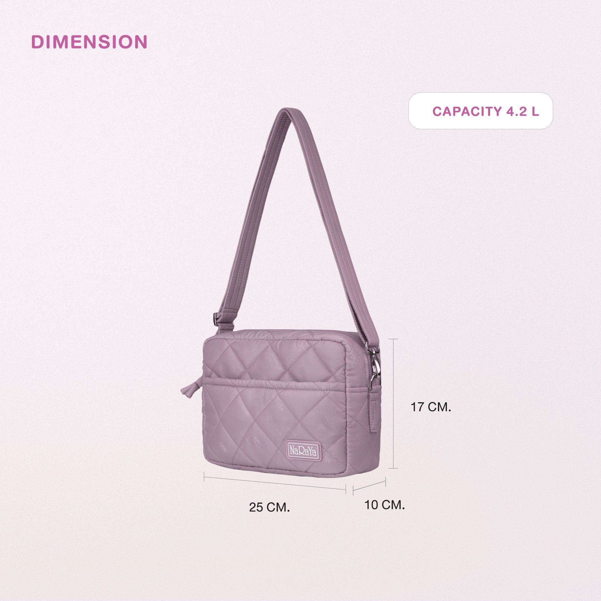 NaRaYa Bubble Up Crossbody Bag - NaRaYa