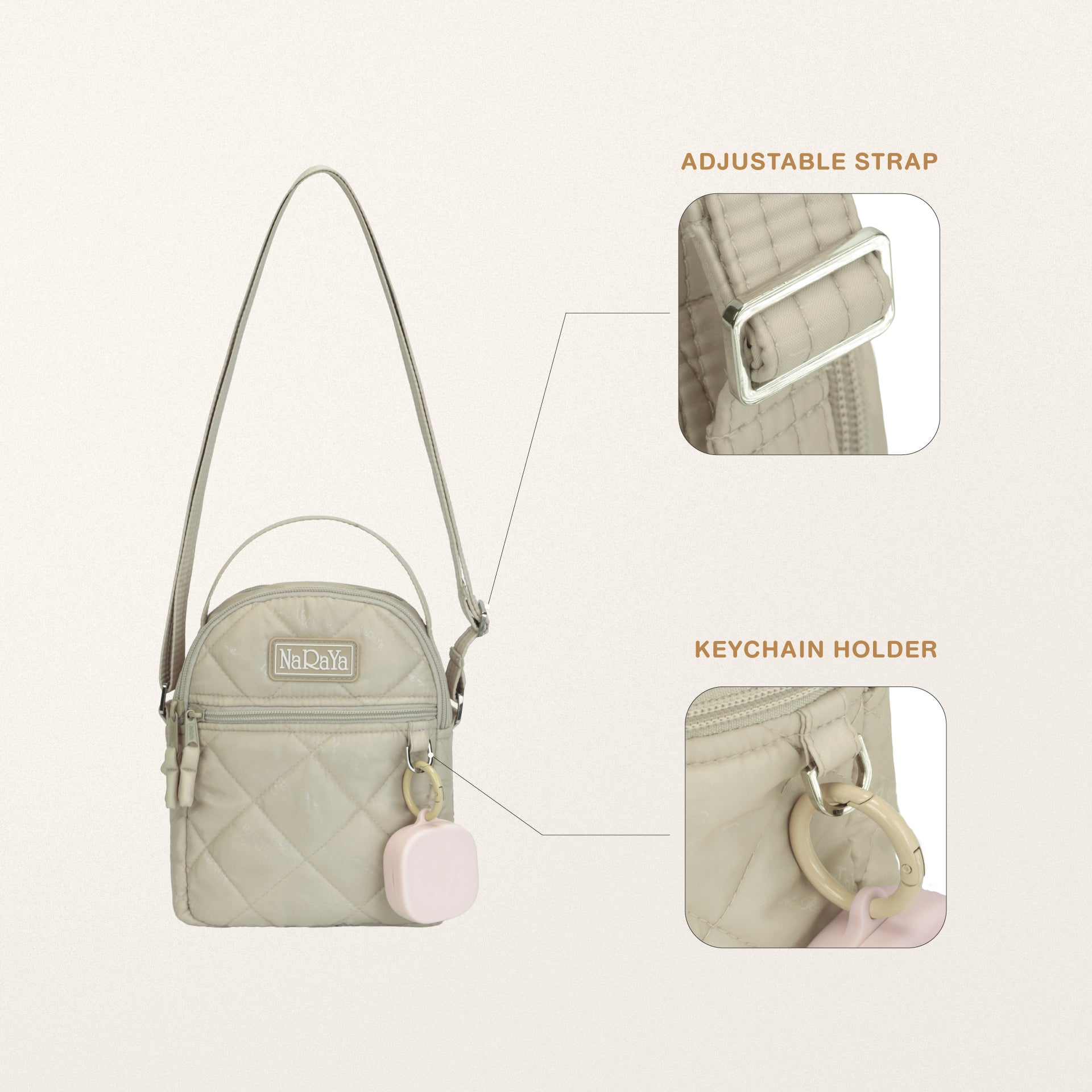 NaRaYa Bubble Up Mini Crossbody Bag - NaRaYa