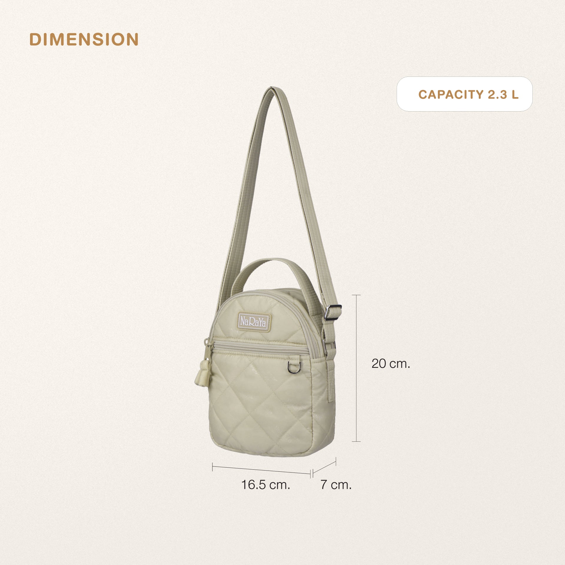 กระเป๋าสะพายข้างขนาดเล็ก Bubble Up