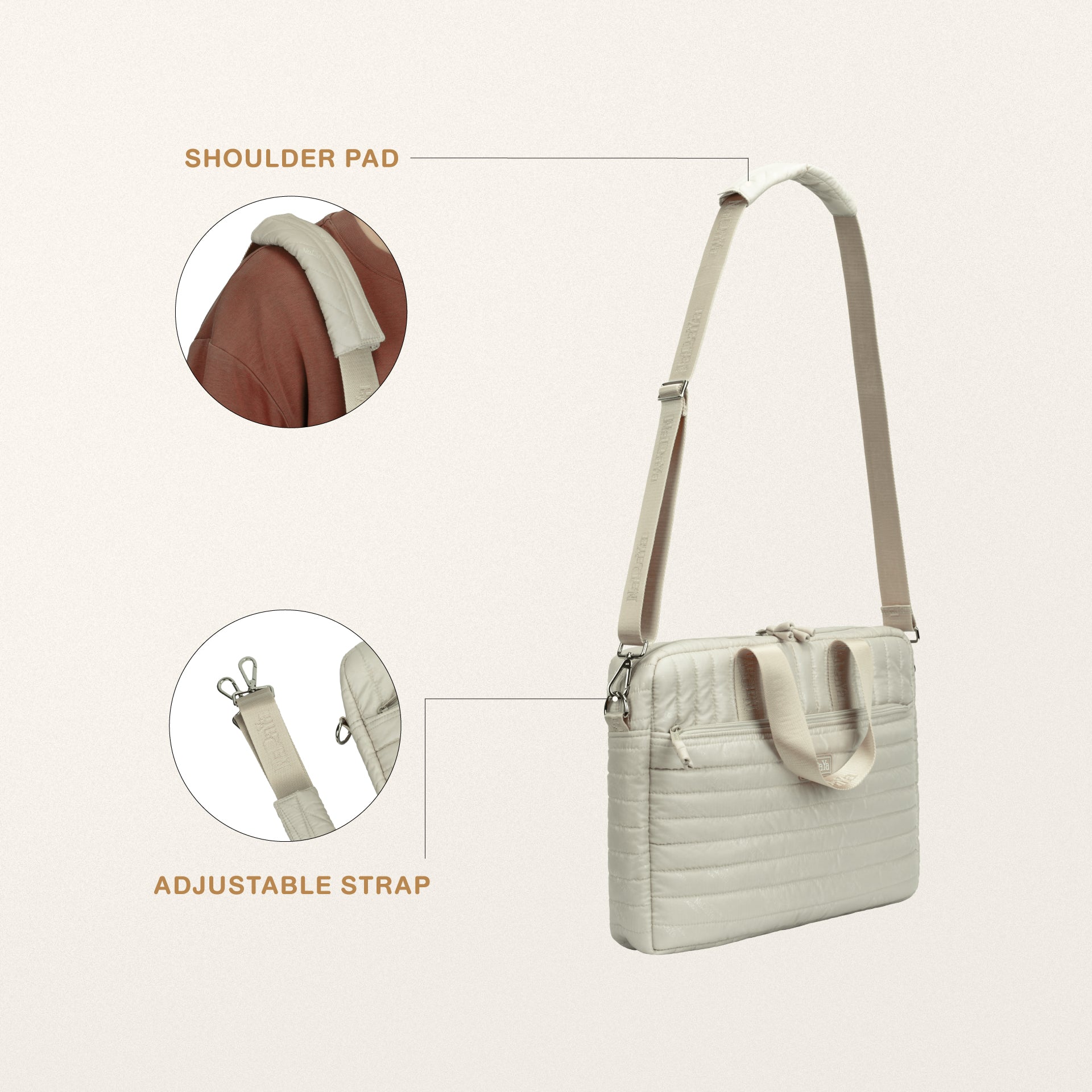 NaRaYa Bubble Up Messenger Bag - NaRaYa