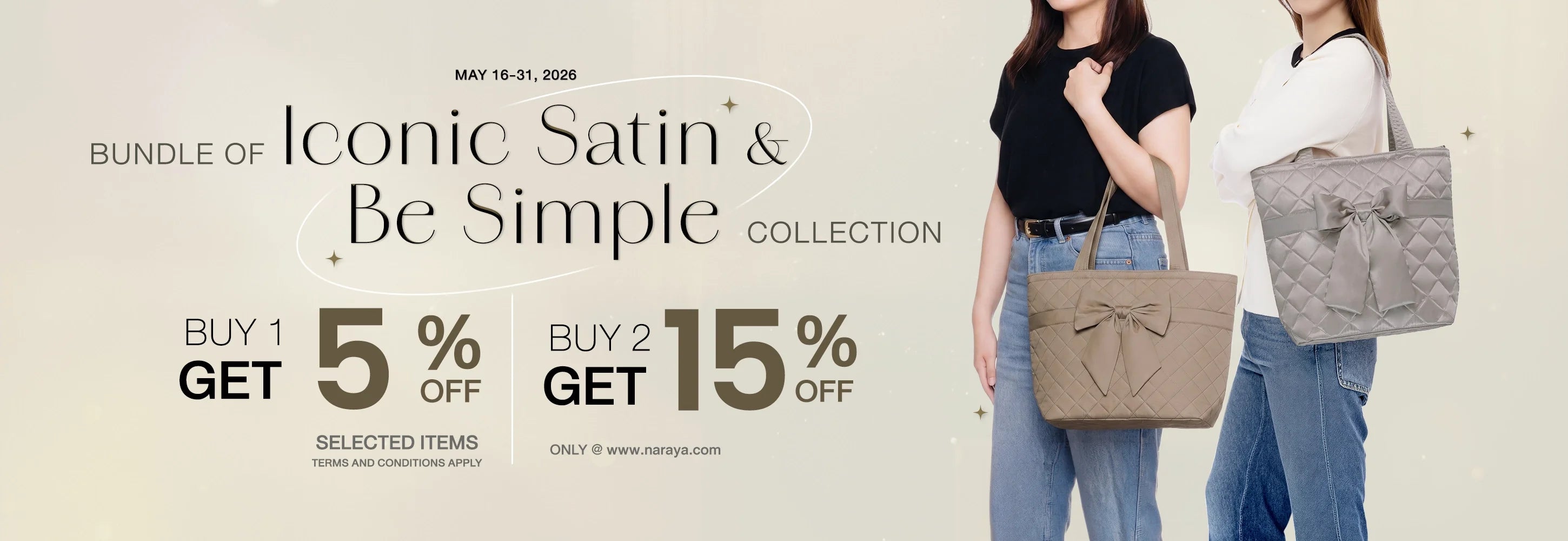 Iconic Satin and Be Simple