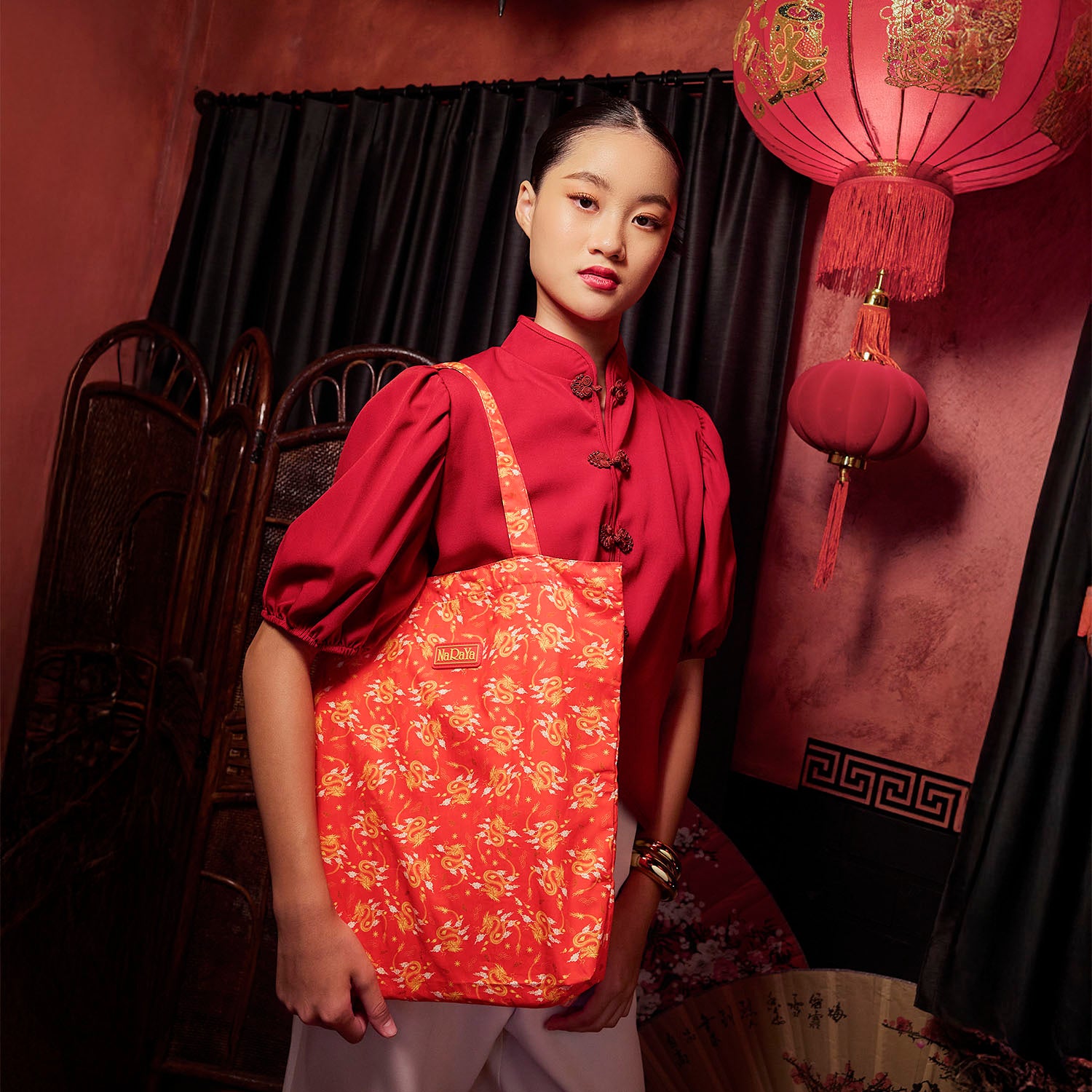 NaRaYa - Chinese New Year Foldable Shopping Bag
