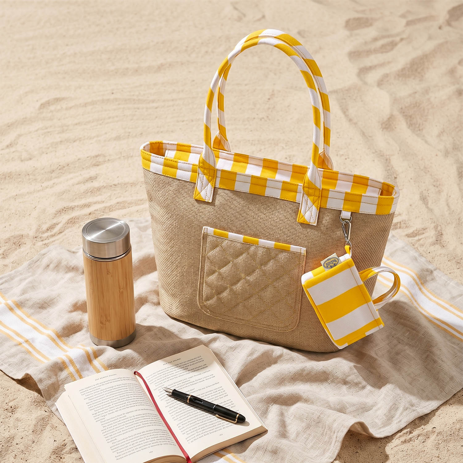 NaRaYa Beach Pouch Key Chain 2