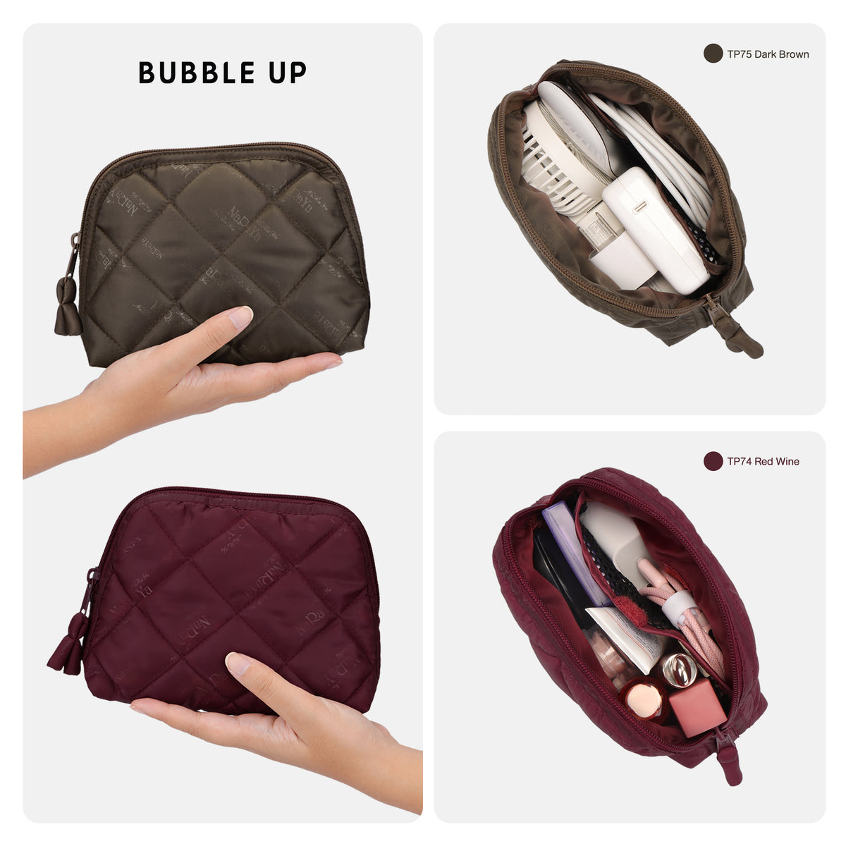 NaRaYa กระเป๋าอเนกประสงค์ Bubble Up Daily Pouch