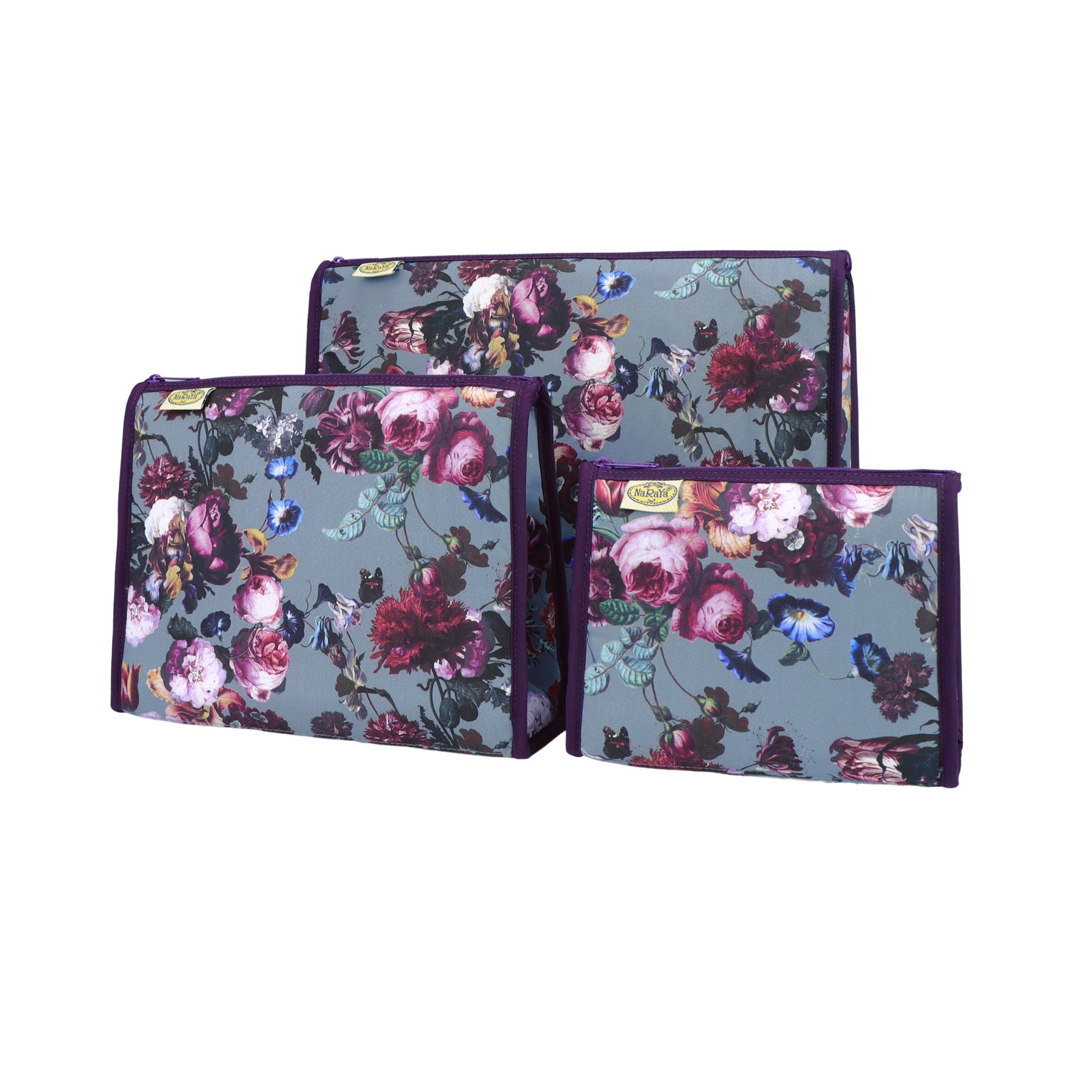 NaRaYa Cosmetic Bags Set Of 3