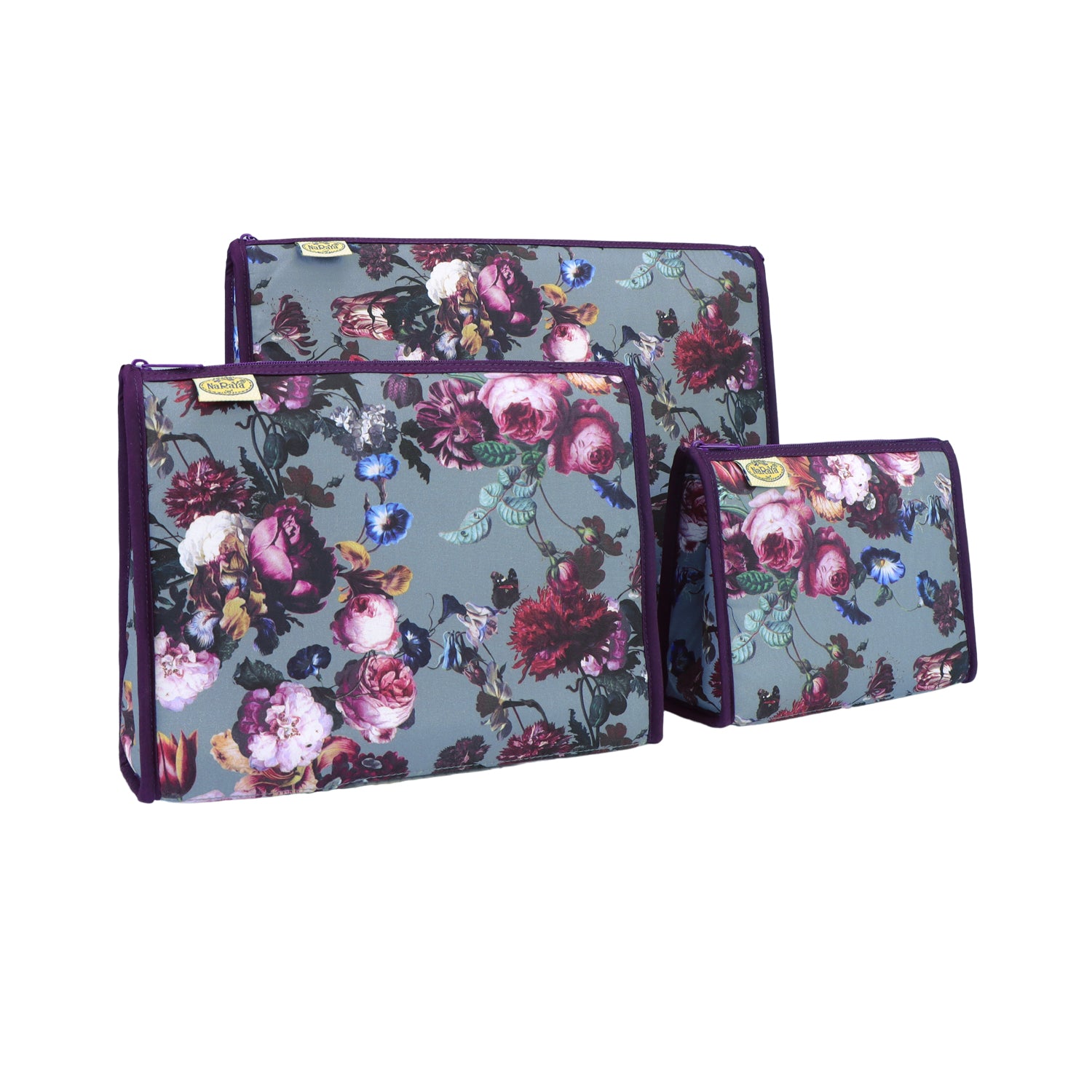 NaRaYa Cosmetic Bags Set Of 3