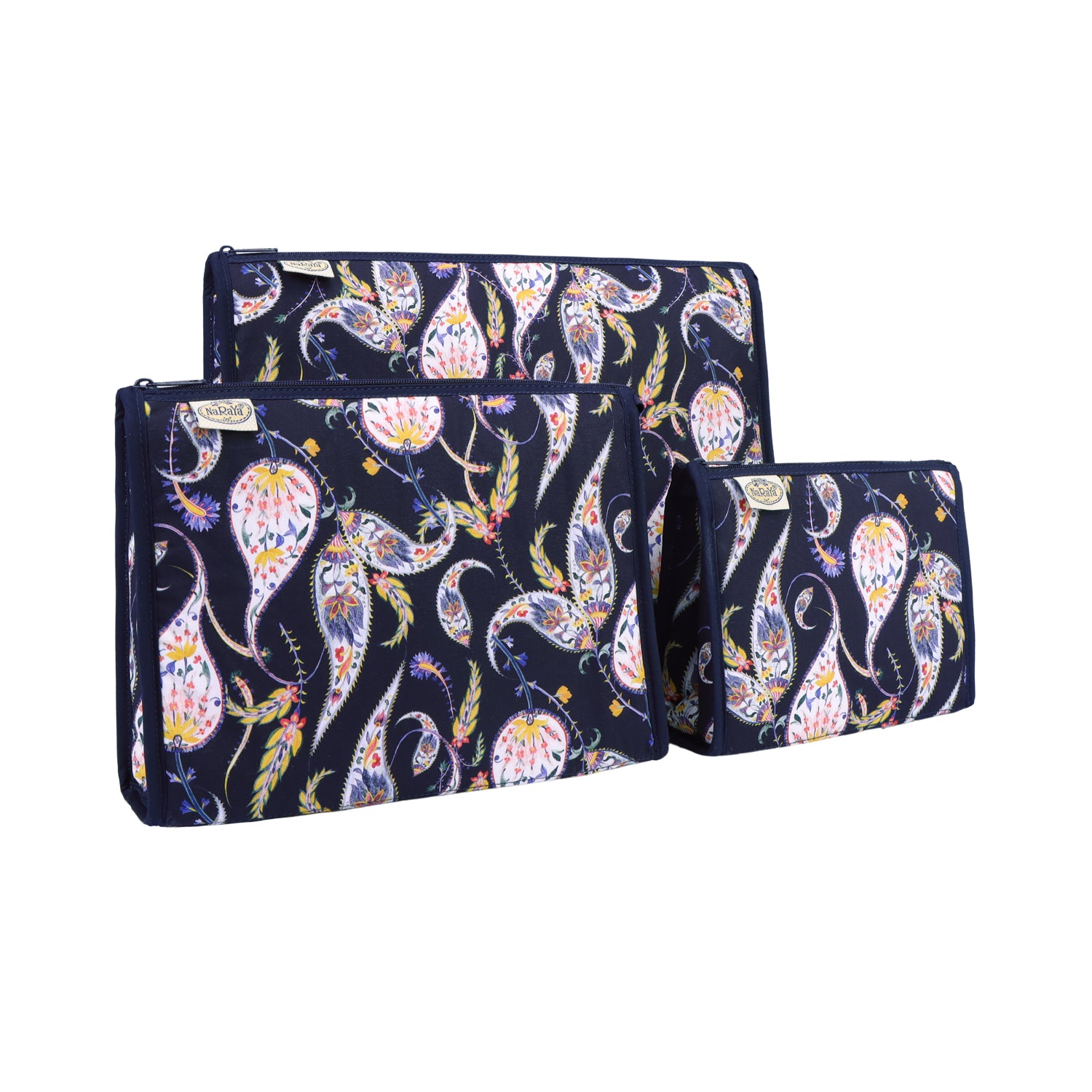 NaRaYa Cosmetic Bags Set Of 3