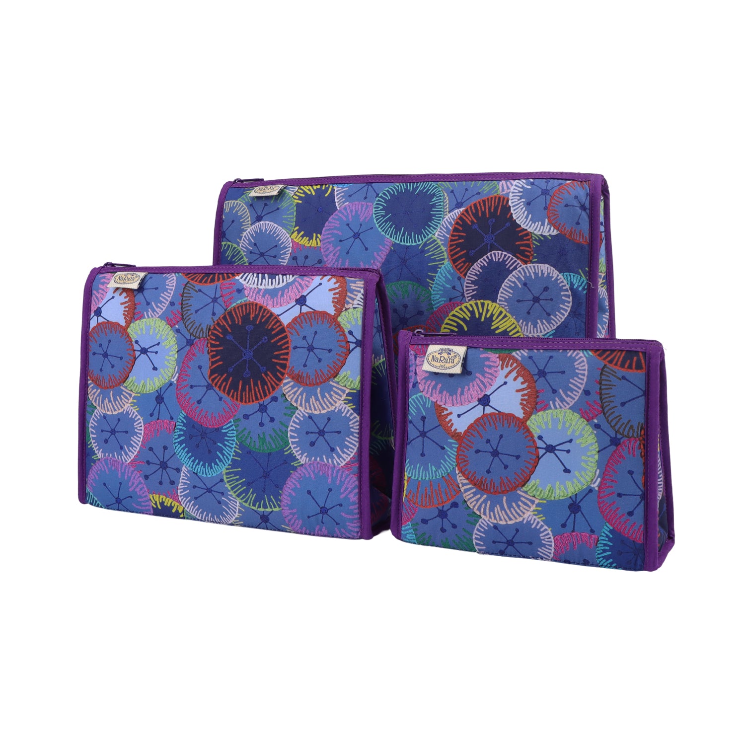 NaRaYa Cosmetic Bags Set Of 3