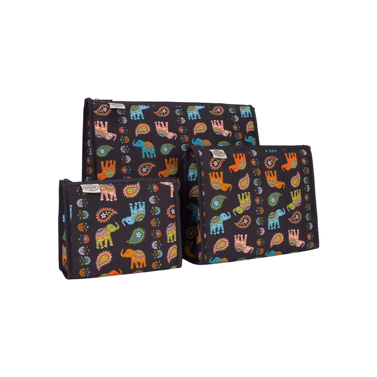 NaRaYa Cosmetic Bags Set Of 3