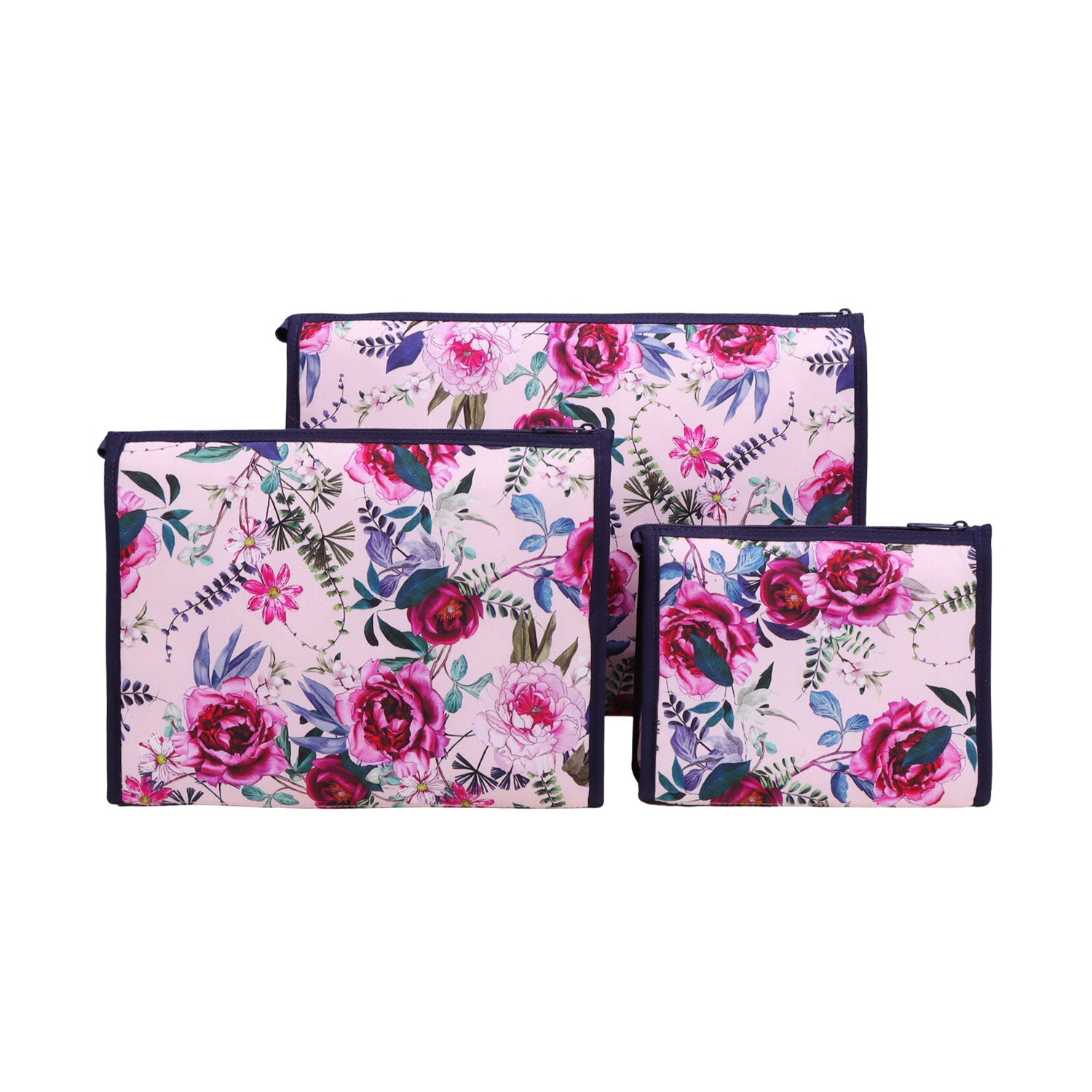 NaRaYa Cosmetic Bags Set Of 3