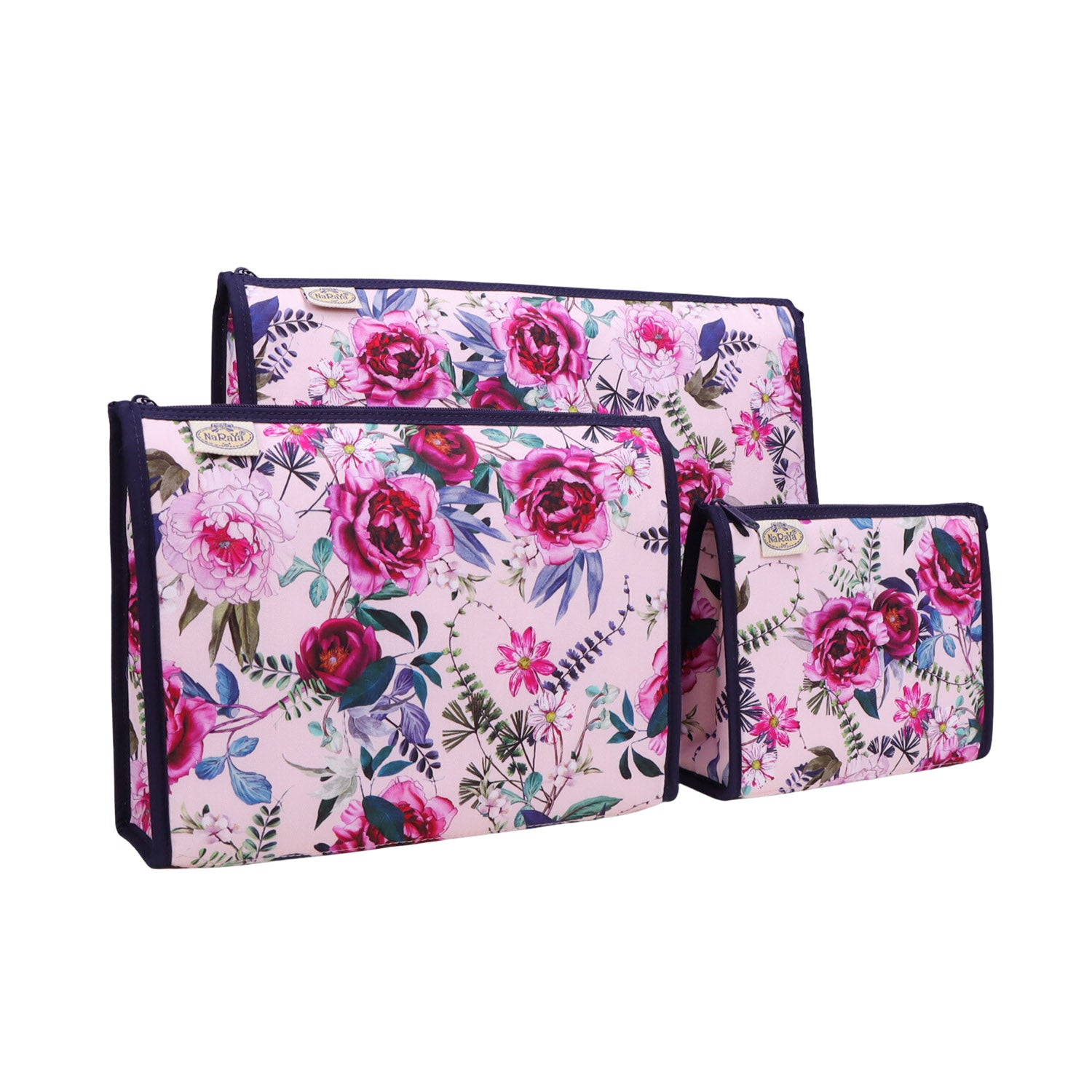 NaRaYa Cosmetic Bags Set Of 3