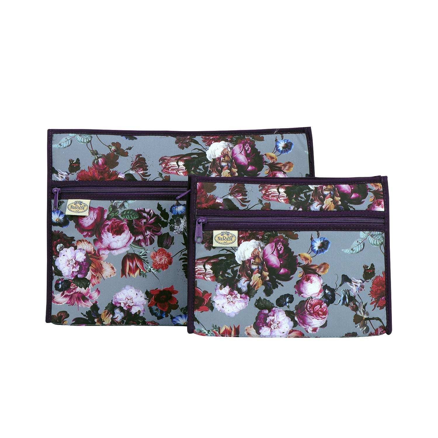 NaRaYa Cosmetic Bags Set Of 2