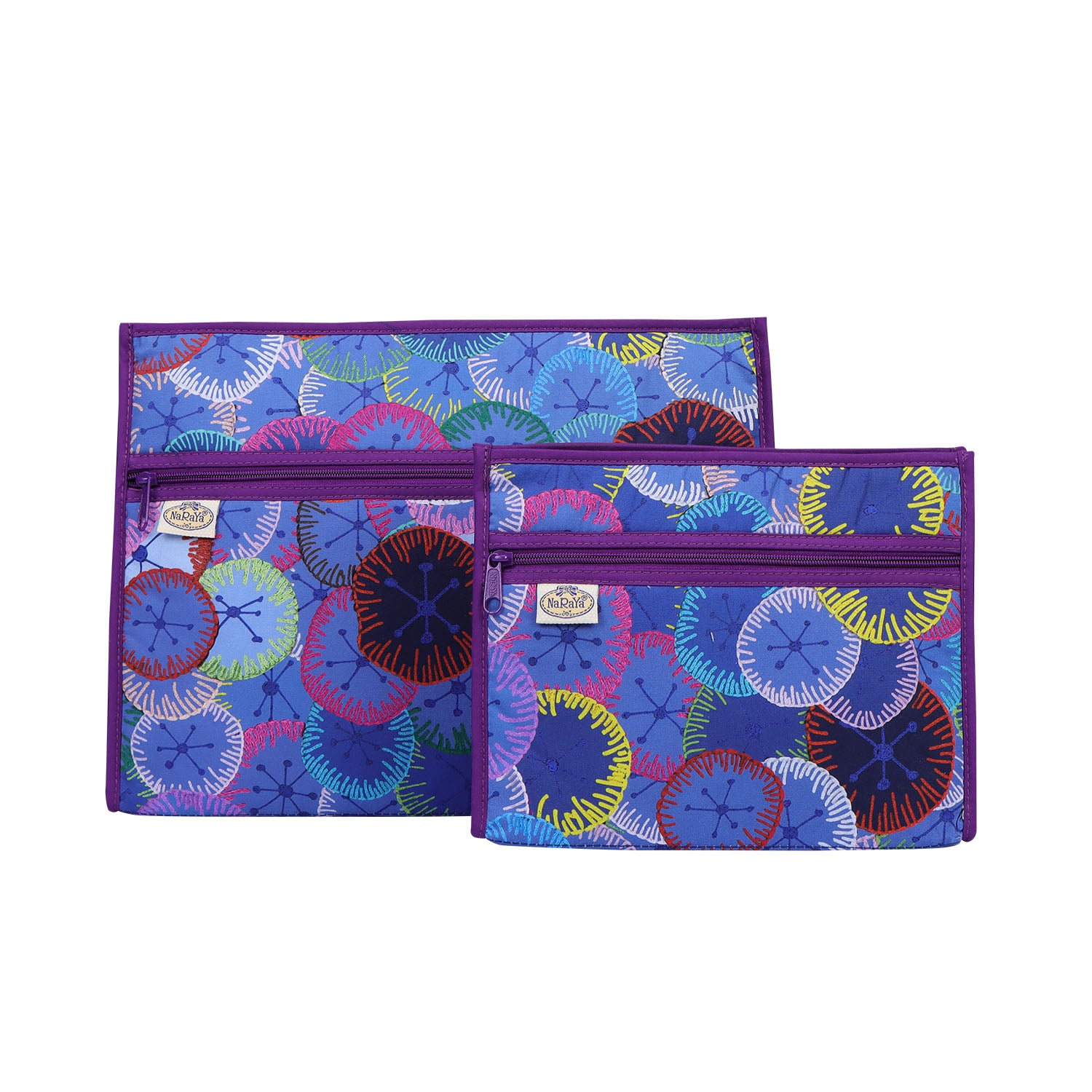 NaRaYa Cosmetic Bags Set Of 2