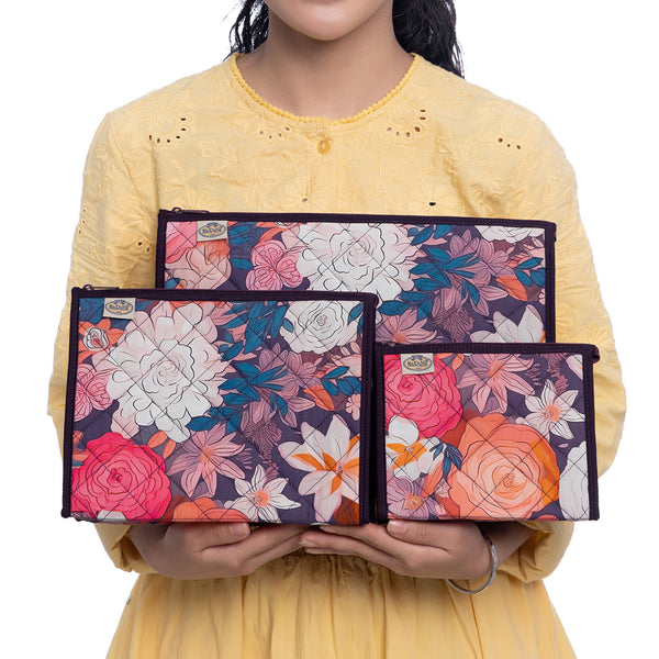 NaRaYa Cosmetic Bags (Set Of 3)