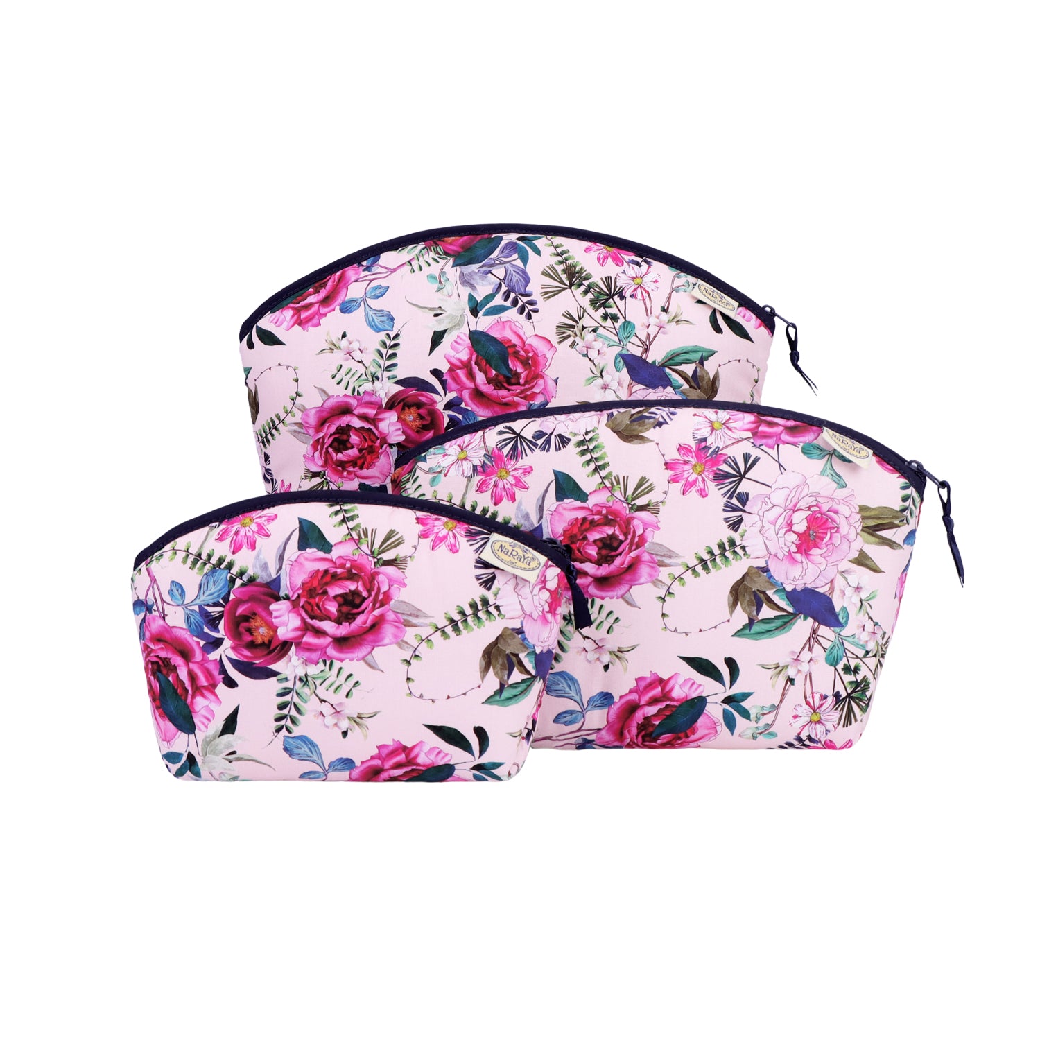 NaRaYa Cosmetic Bags (Set Of 3)